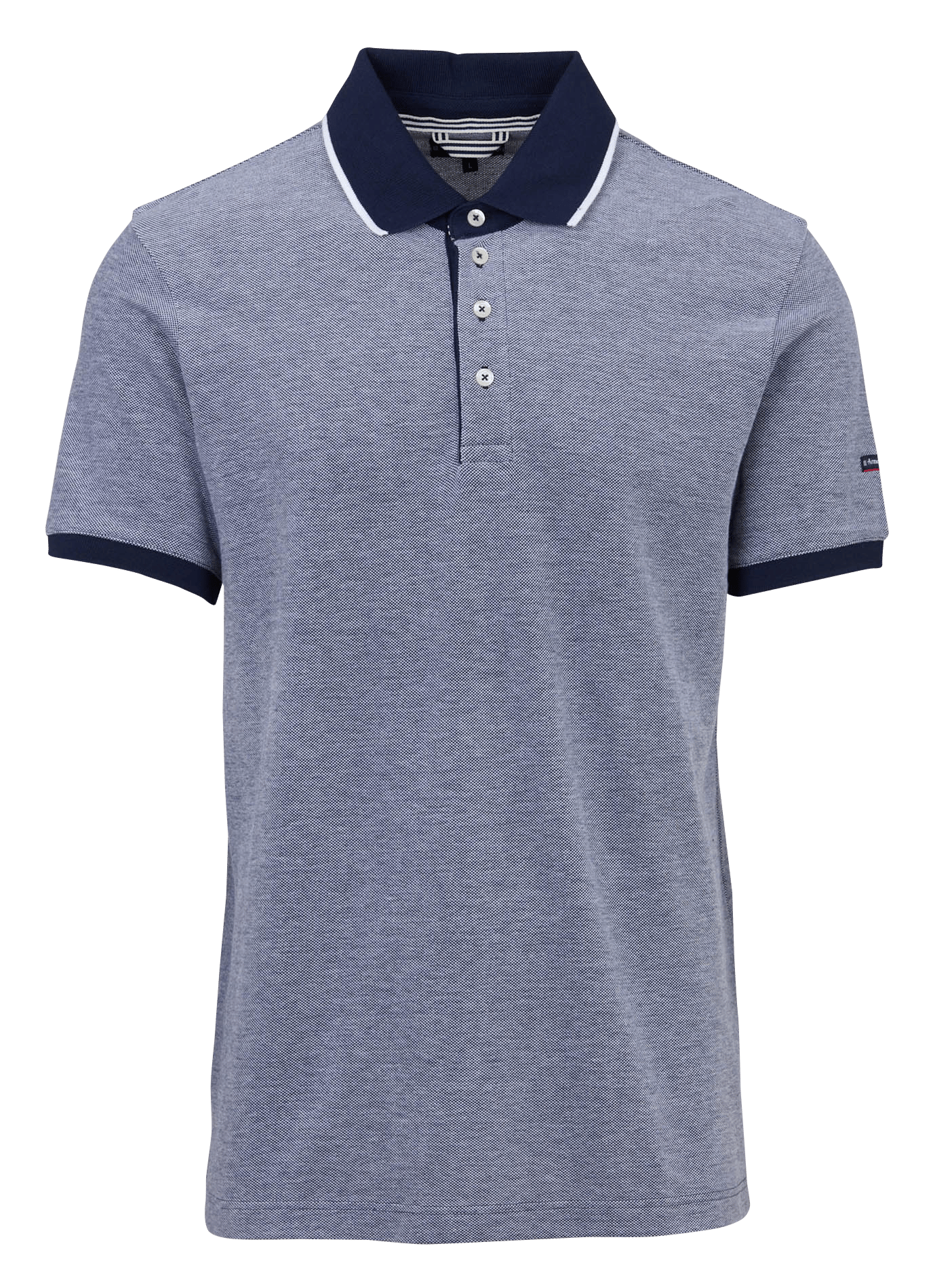 Straight cotton polo shirt ARMOR-LUX Blue