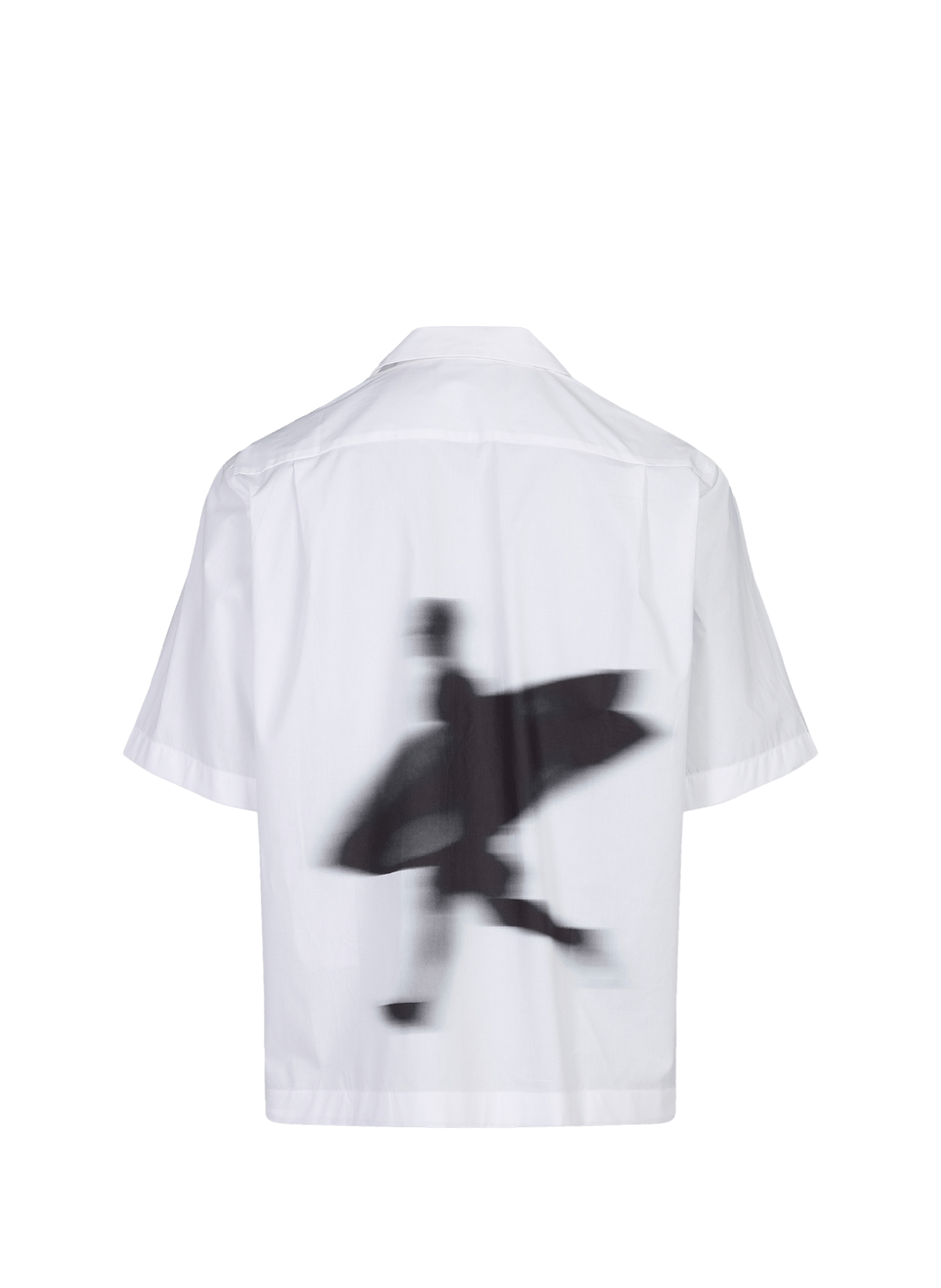 Shirt met een vierkante pasvorm van katoen ANNARR Wit