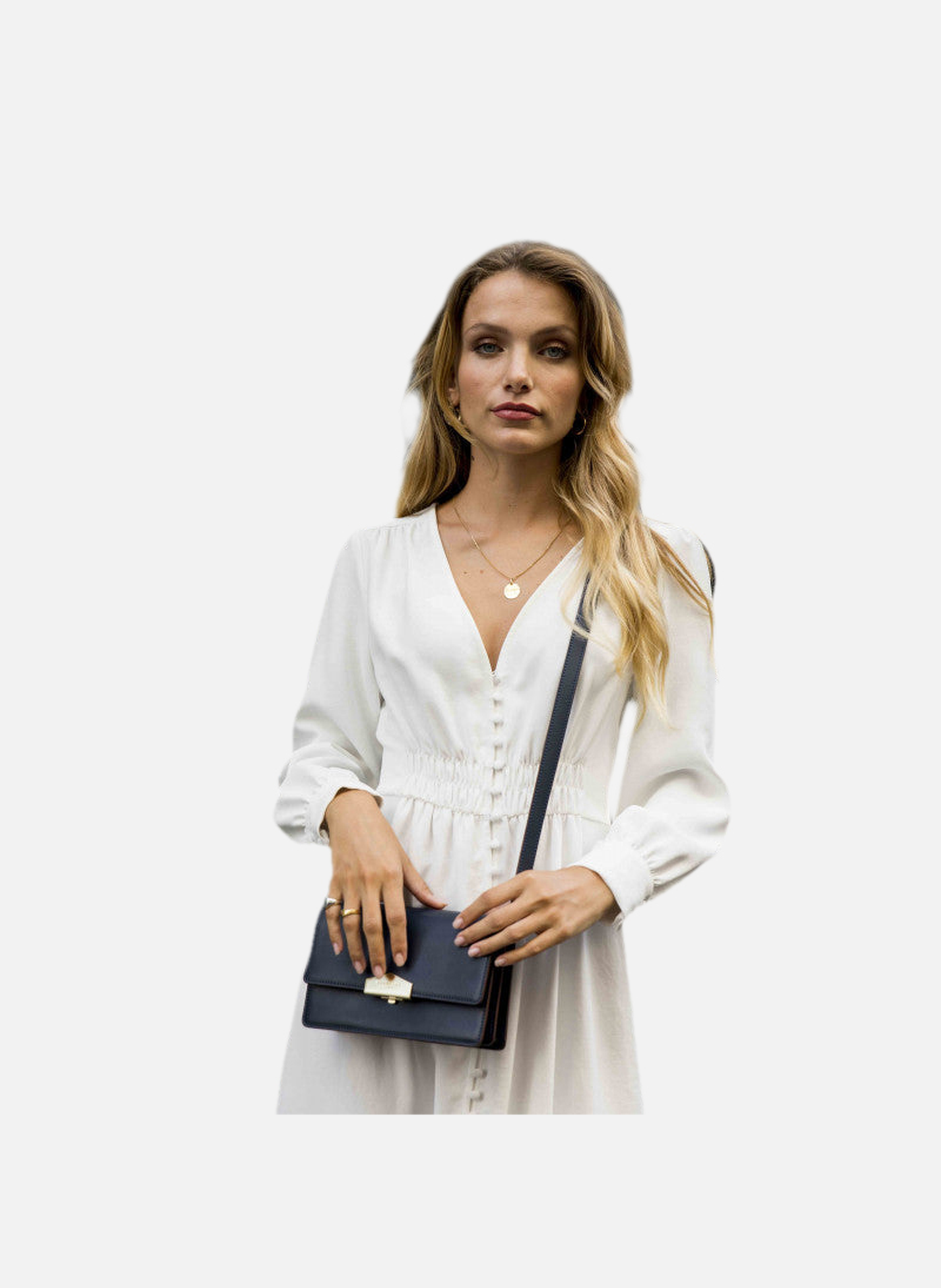 Anjou | sac porté travers POURCHET Bleu
