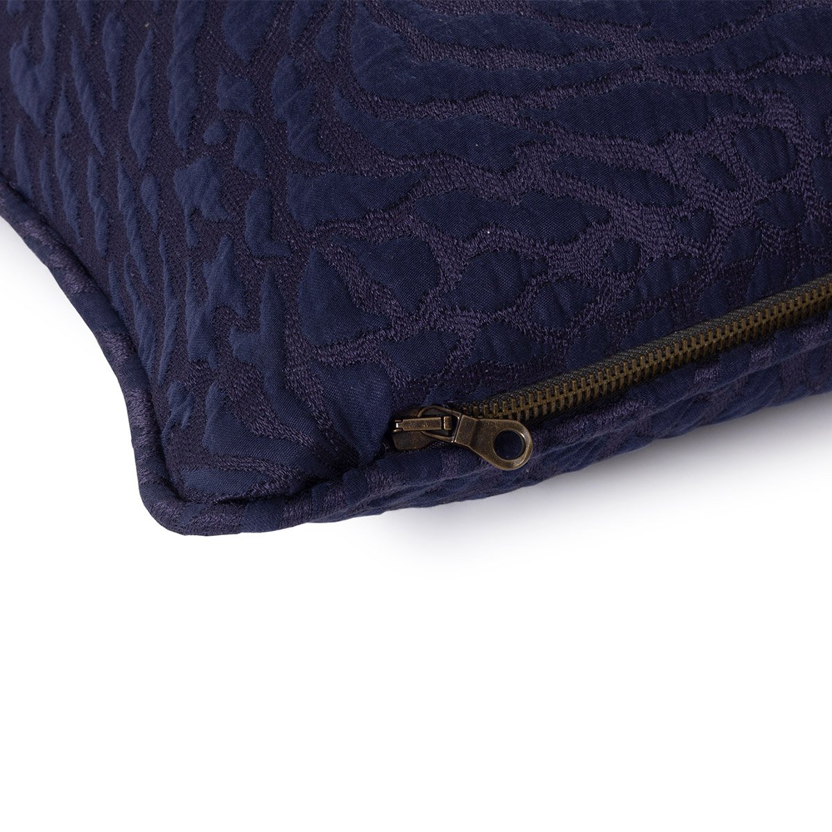 Housse de coussin en soie, souvenir YVES DELORME Bleu