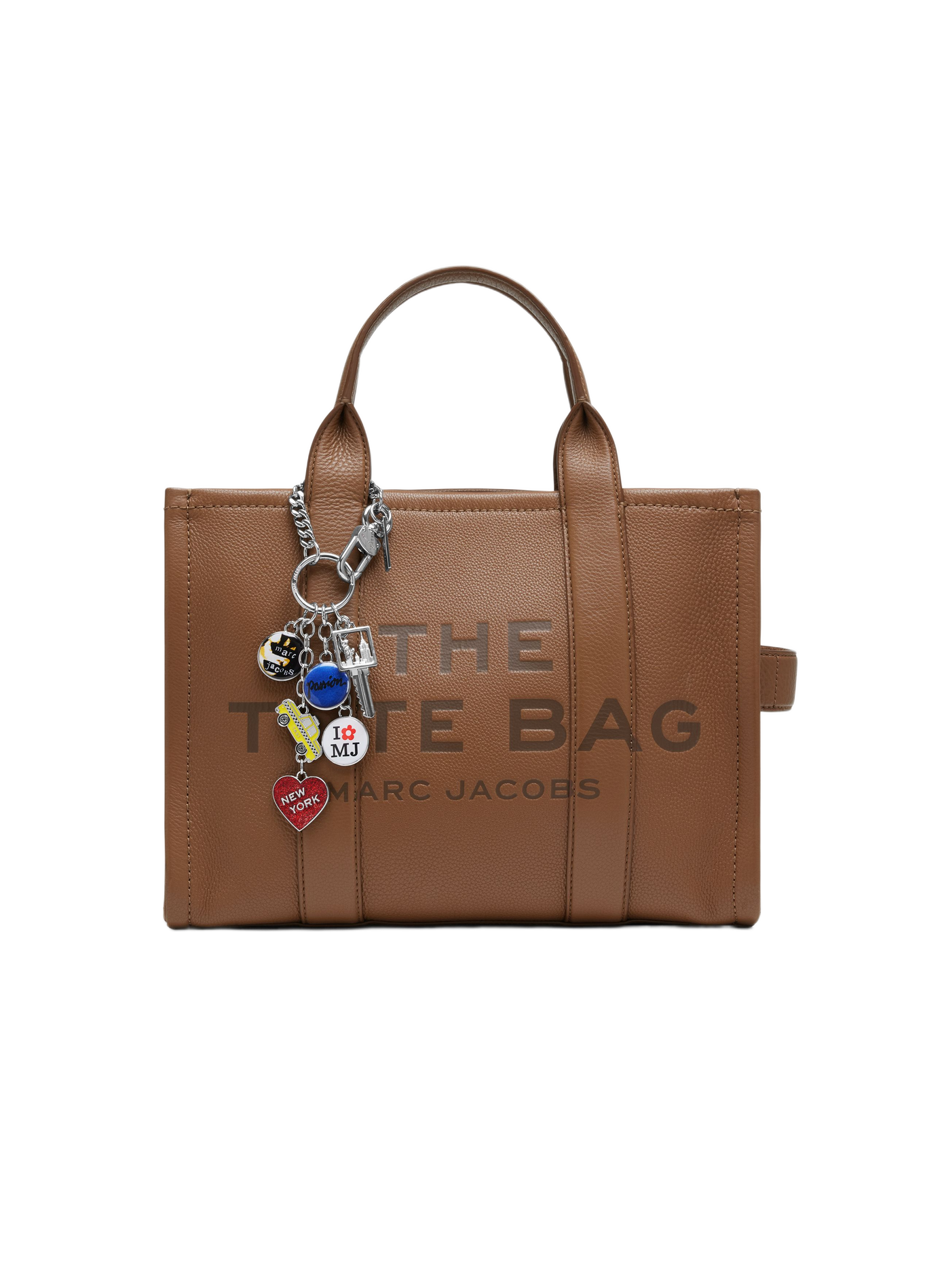 Llavero de bolso NYC Cluster MARC JACOBS Plata
