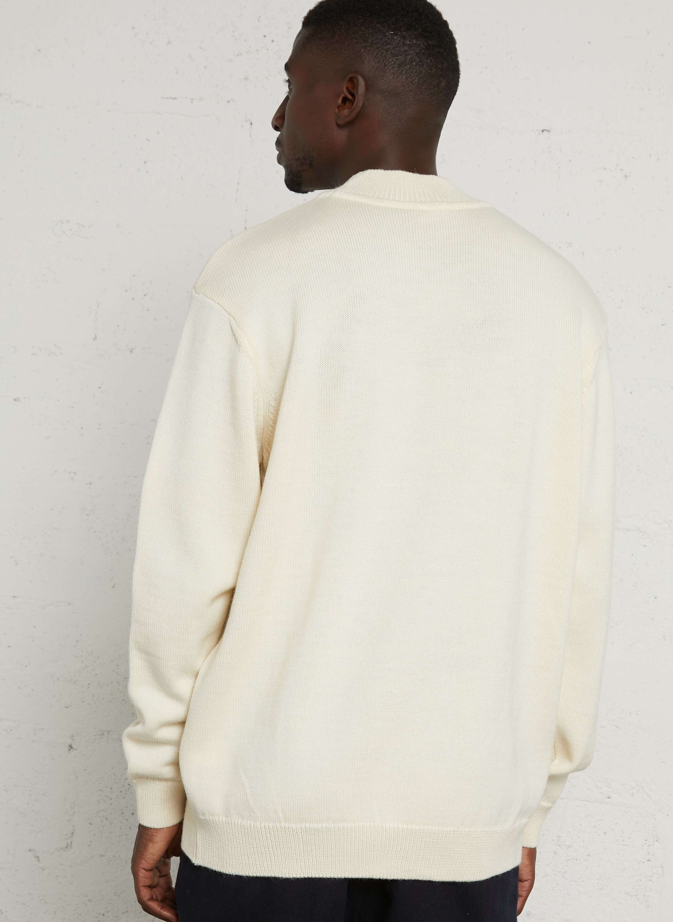 Pull droit en laine ARMOR-LUX Beige