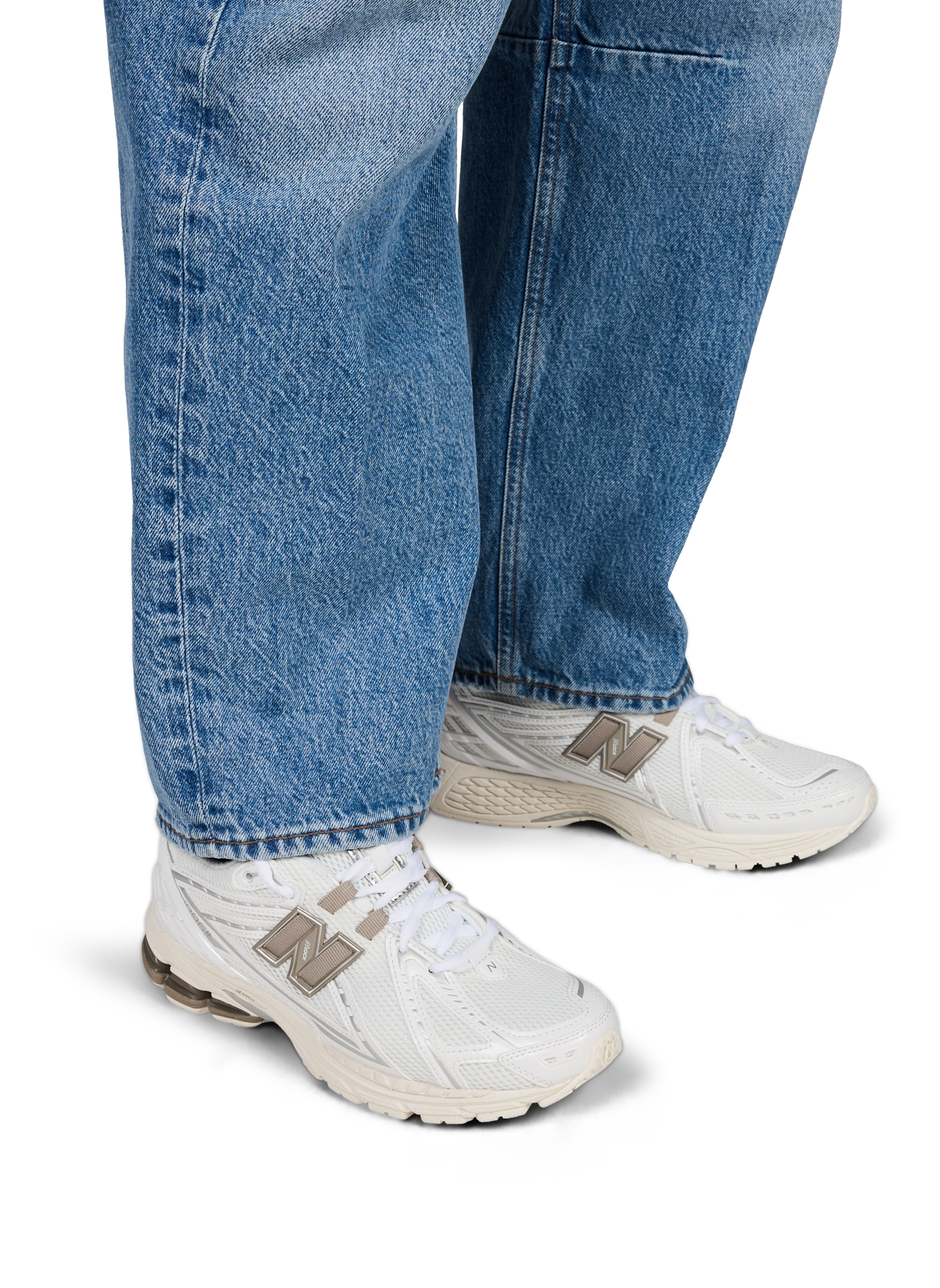 Sneaker aus verschiedenen Materialien NEW BALANCE Weiss