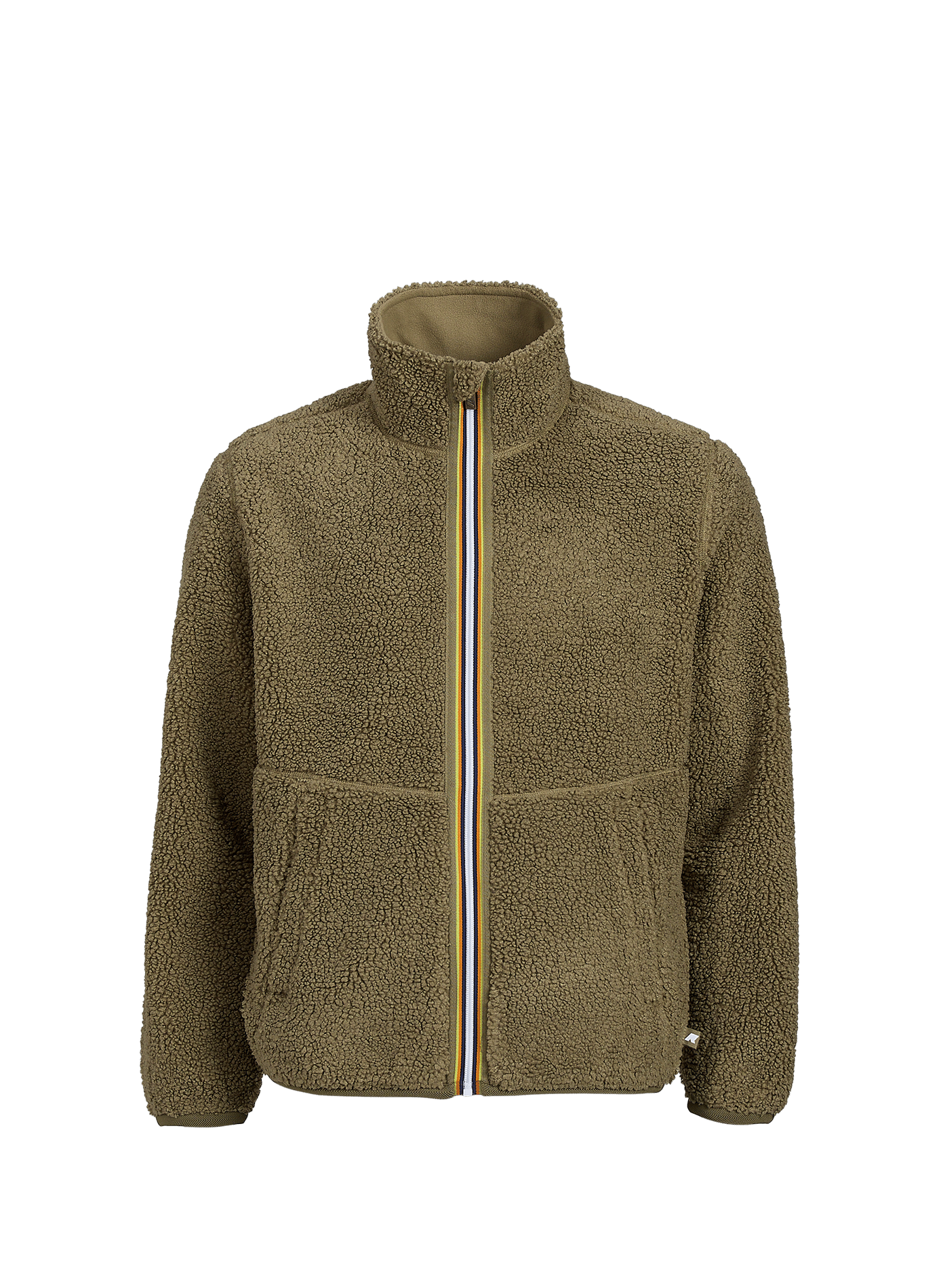 Veste réversible Pascal Sherpa Polar Double K-WAY Kaki