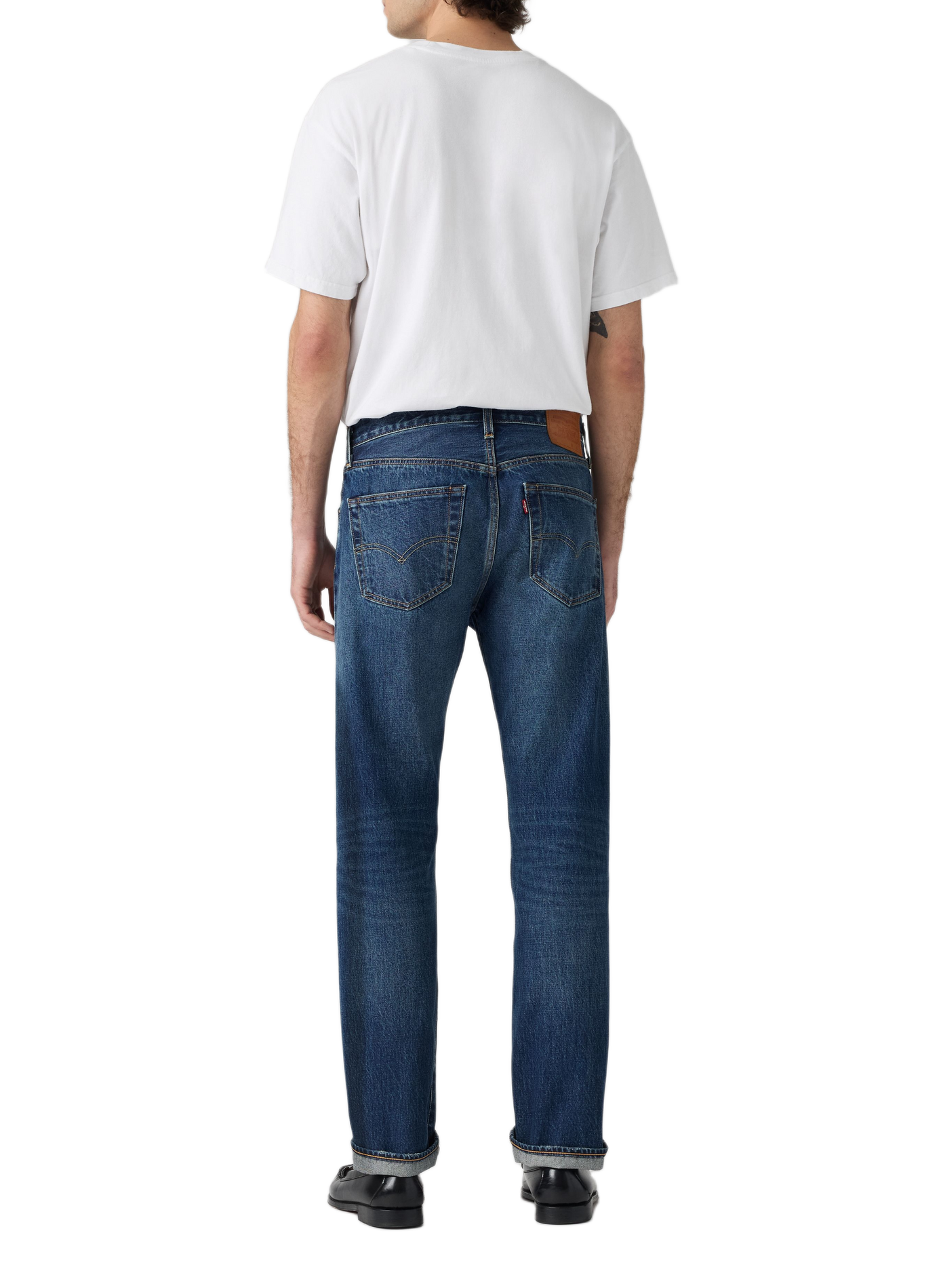Straight cotton jeans LEVI'S Blue