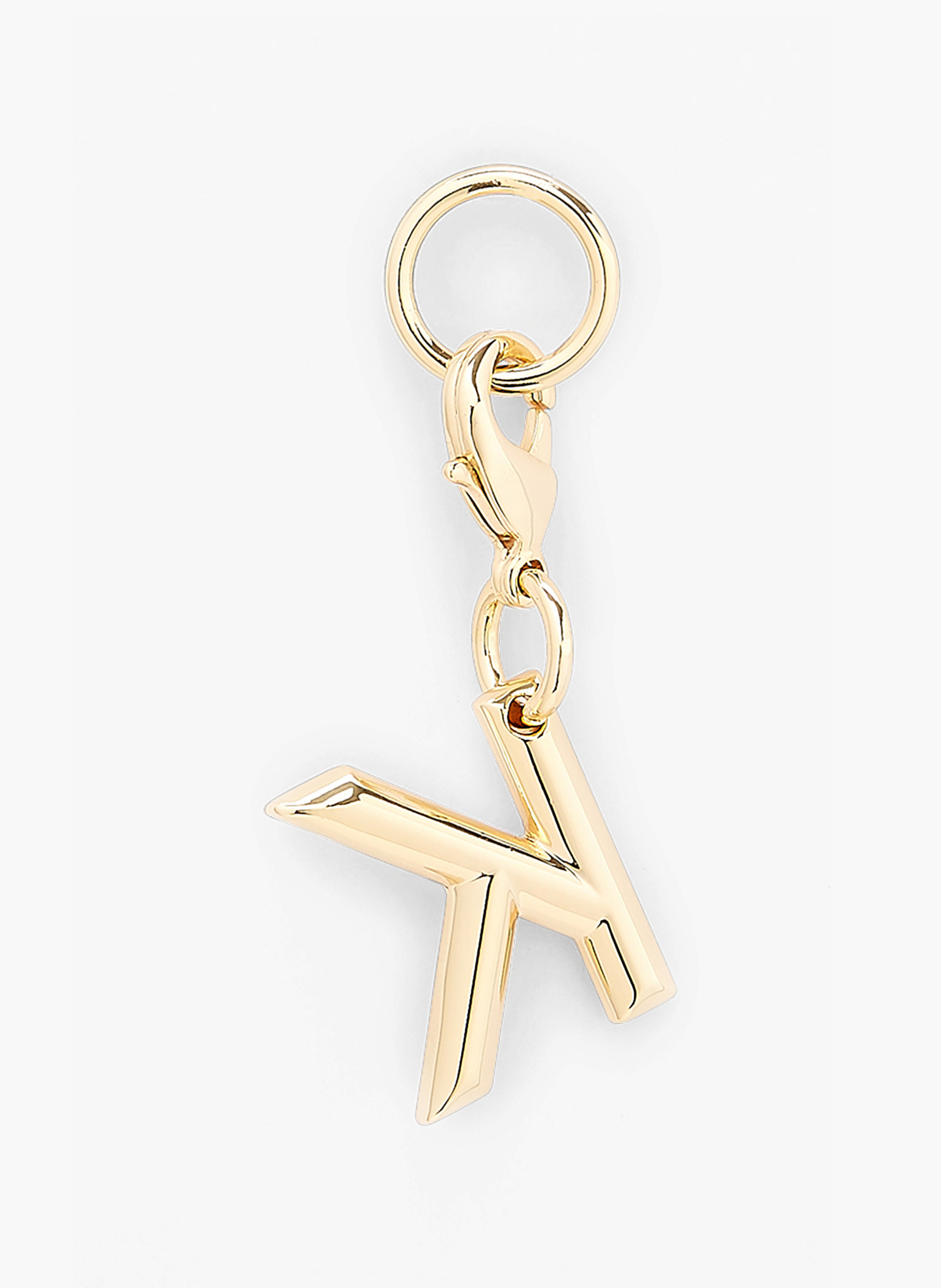 Charme lancel en lettre k dorée, métal, finition polie. LANCEL Doré