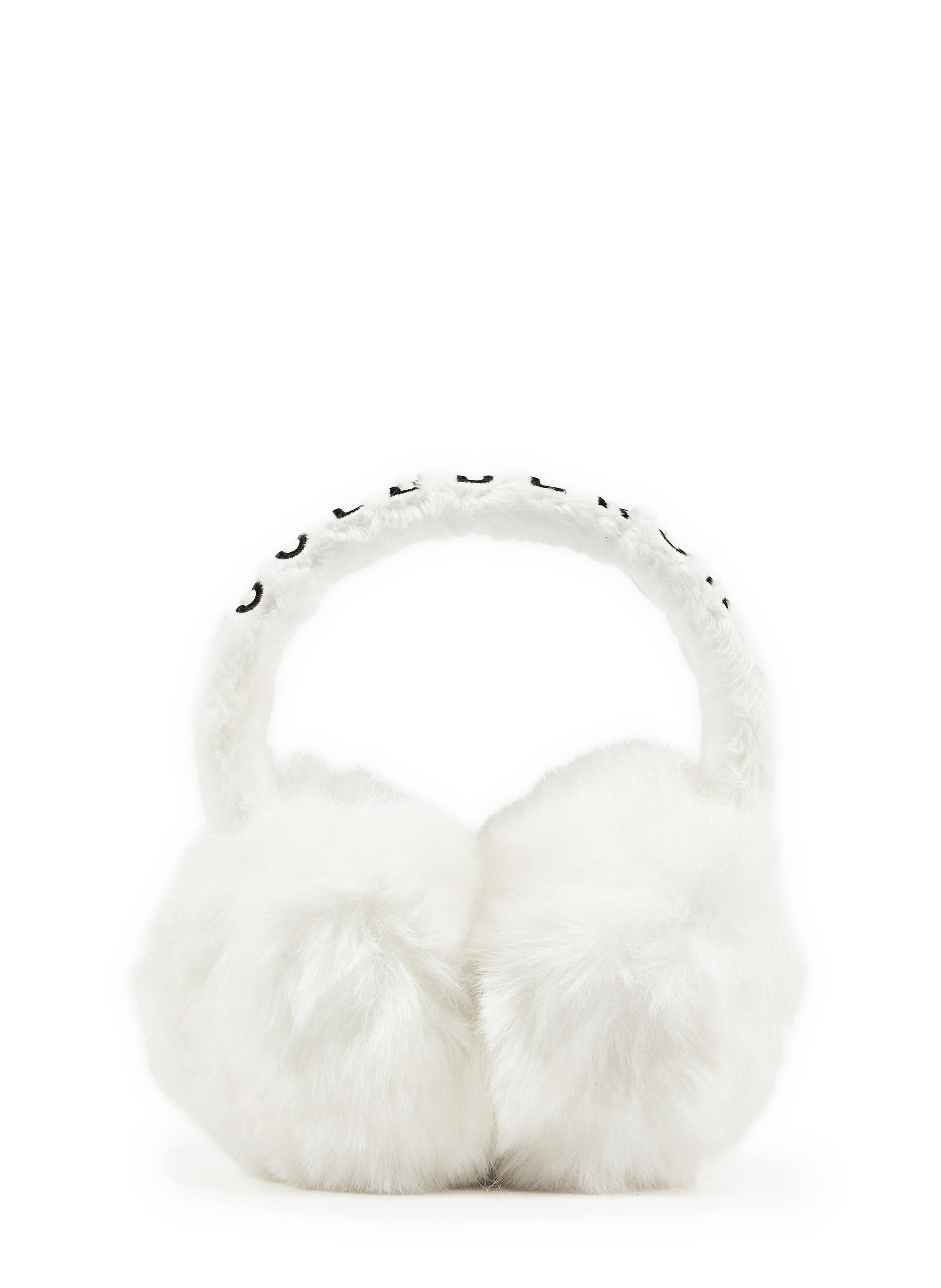 Fluffy faux fur earmuffs GOLDBERGH White