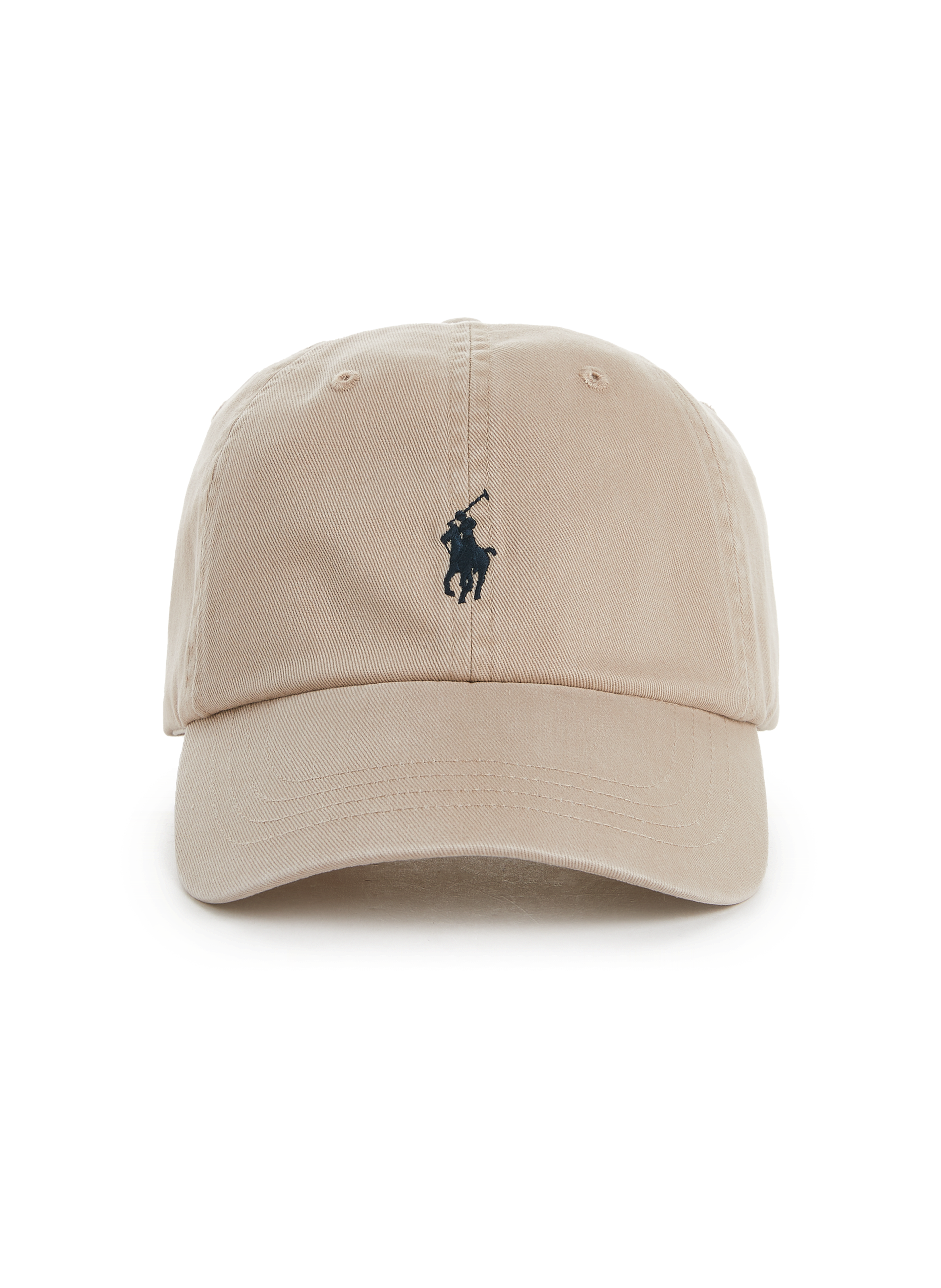 POLO RALPH LAUREN Baseball cap with logo on the front Beige