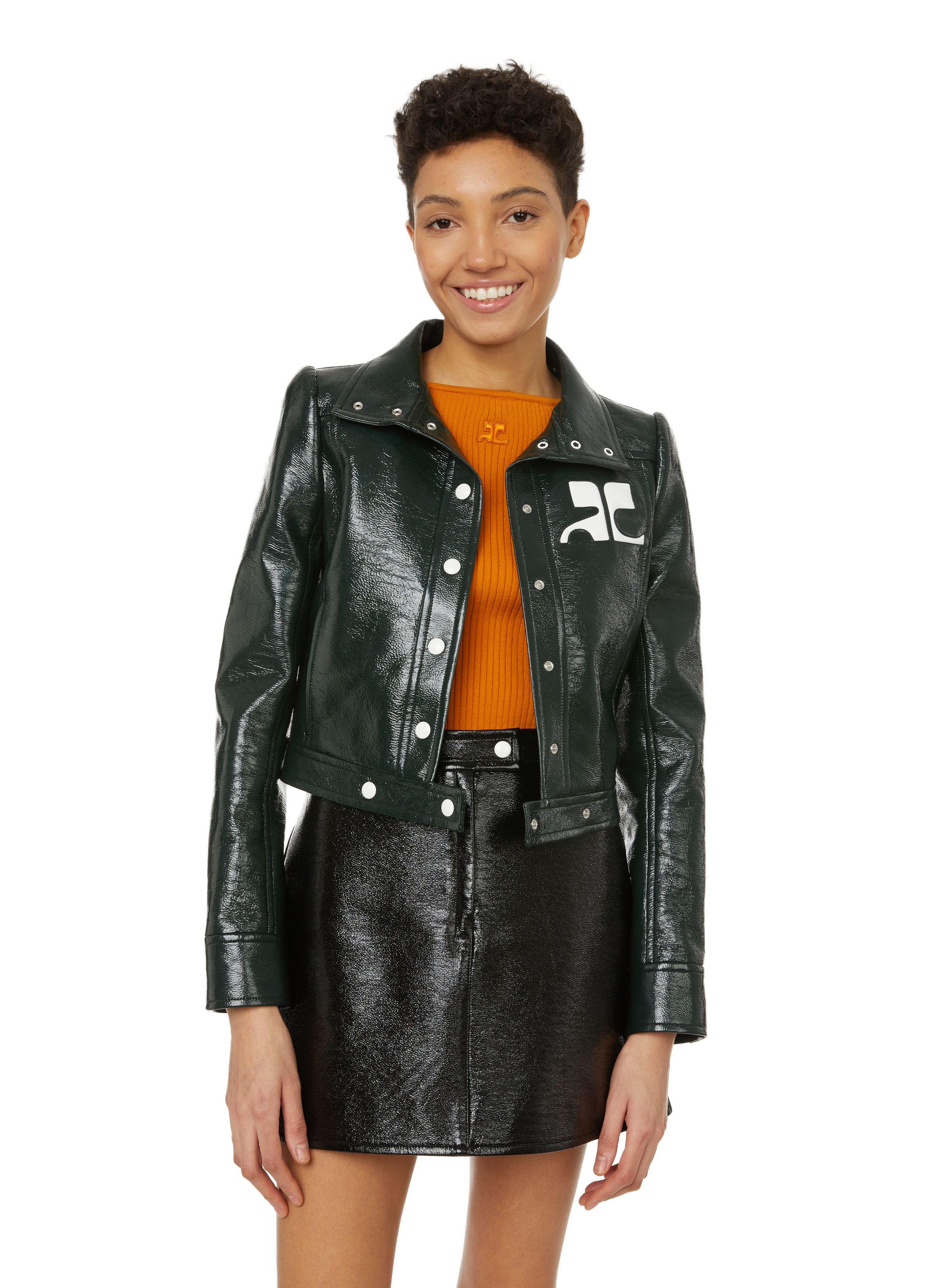 courreges vinyl jacket