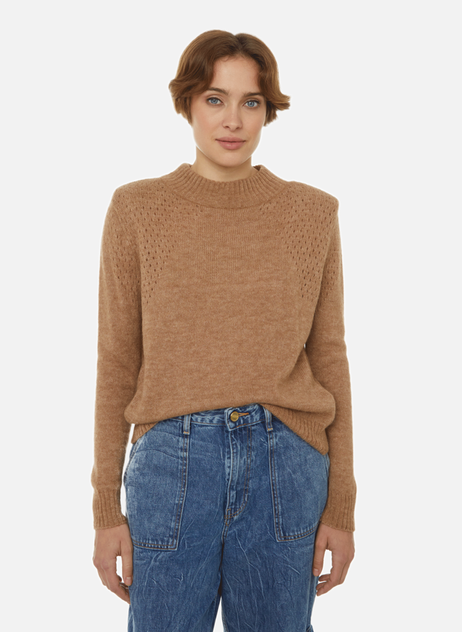 Garnet wool sweater STELLA PARDO