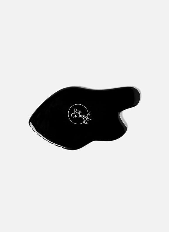 Ultimate Lift Black Obsidian Gua Sha by ROLL ON JADE ROLL ON JADE Ultimate Lift Black Obsidian Gua Sha