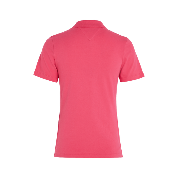 Tommy Hilfiger Givenchy Address Band Slim Cotton Polo Shirt In Pink