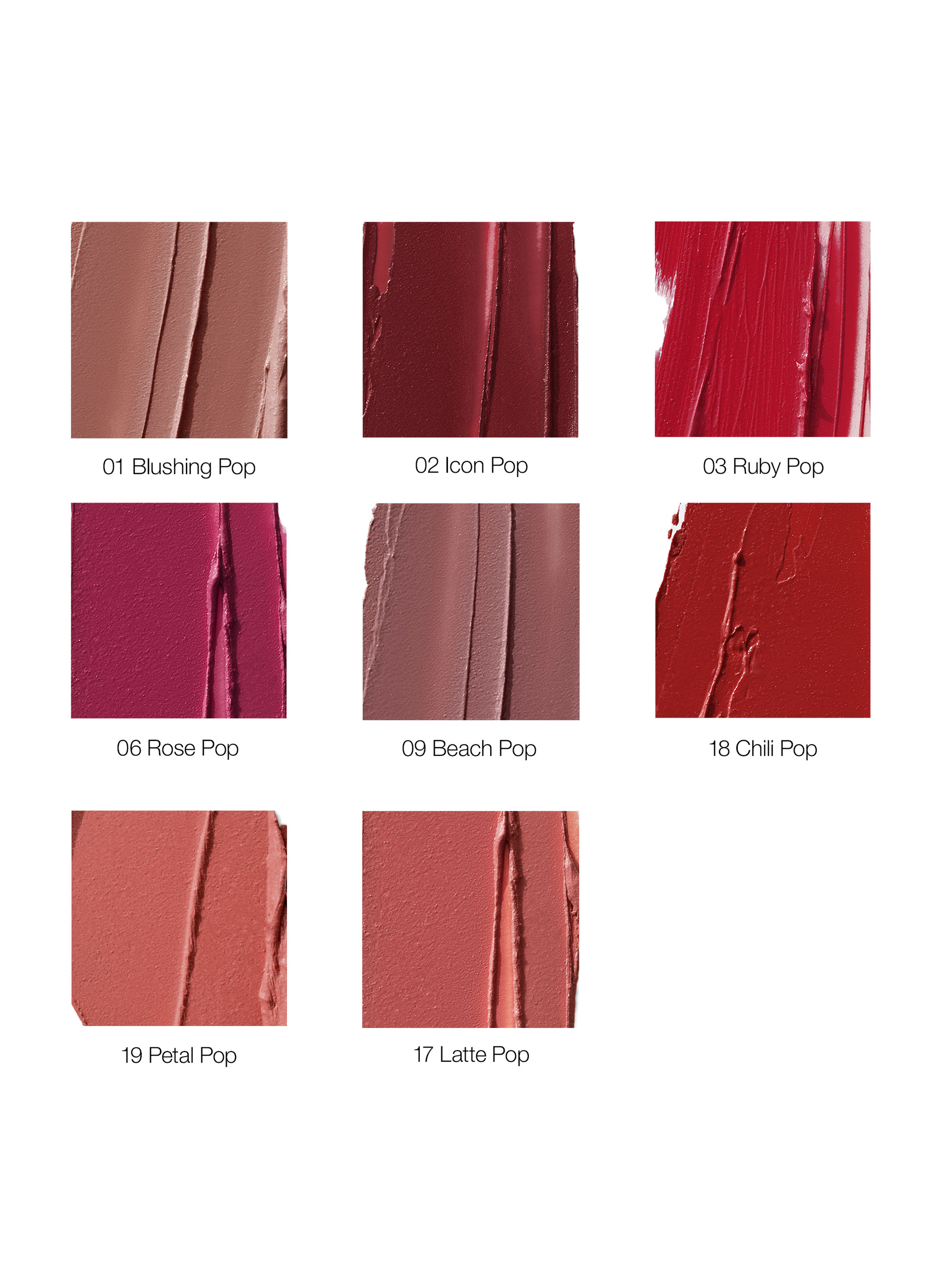 Clinique Pop™ - Long-Wear Lipstick - Shiny, Satin, and Matte Finish 01 blushing pop - mat