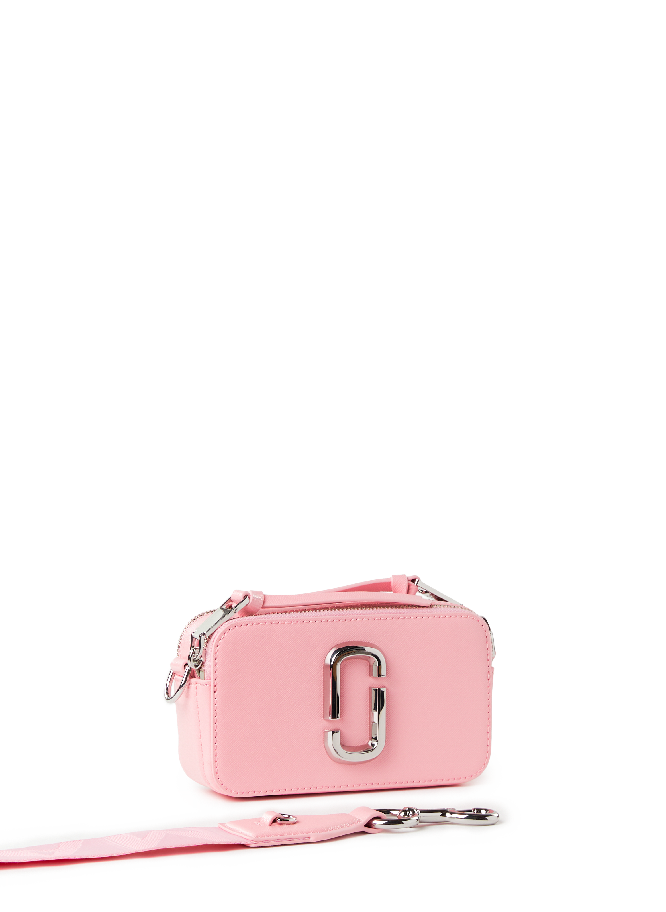 Sac à bandoulière Snapshot en cuir MARC JACOBS Rose