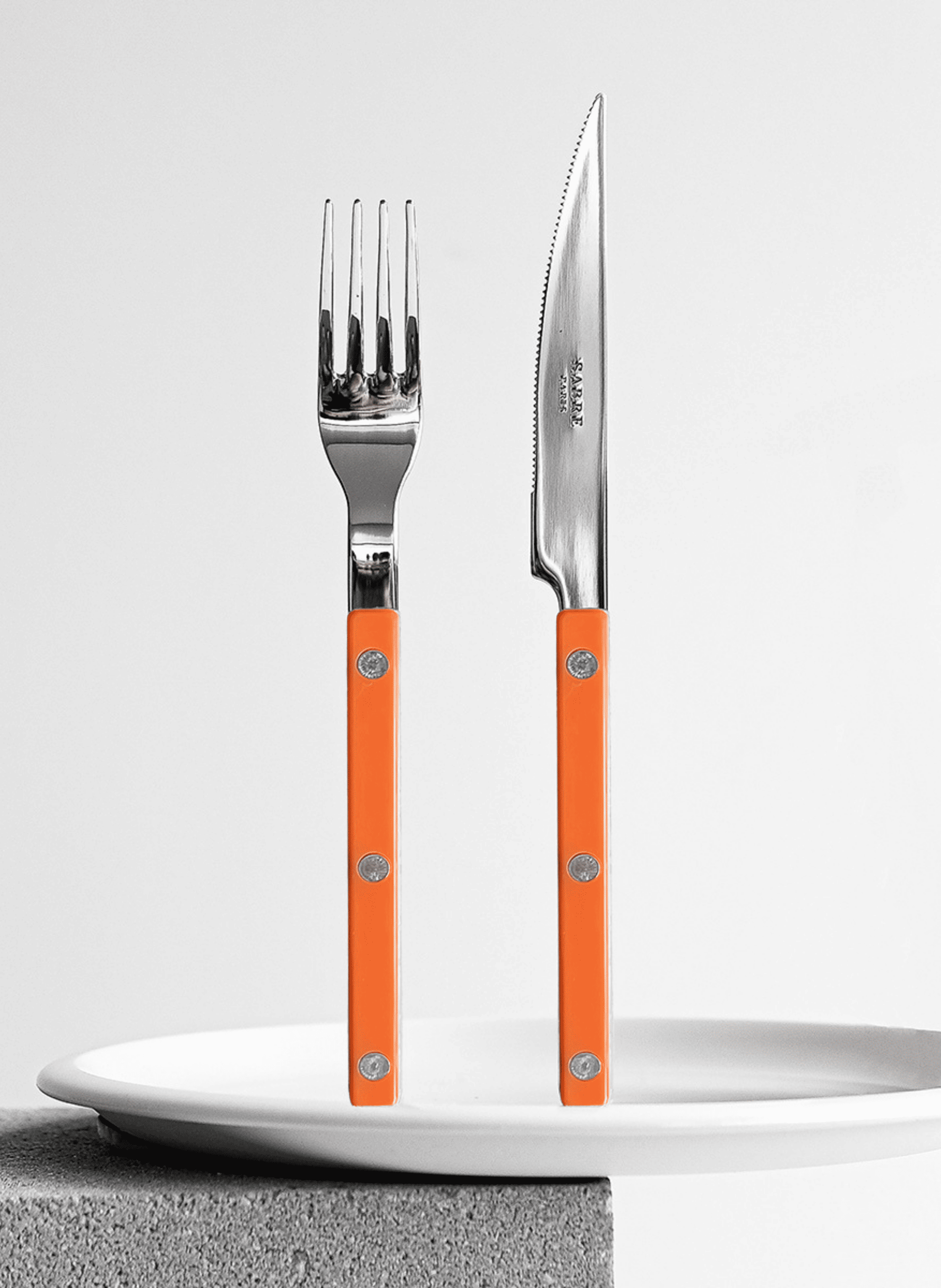 Fourchette de table, bistrot SABRE PARIS Orange