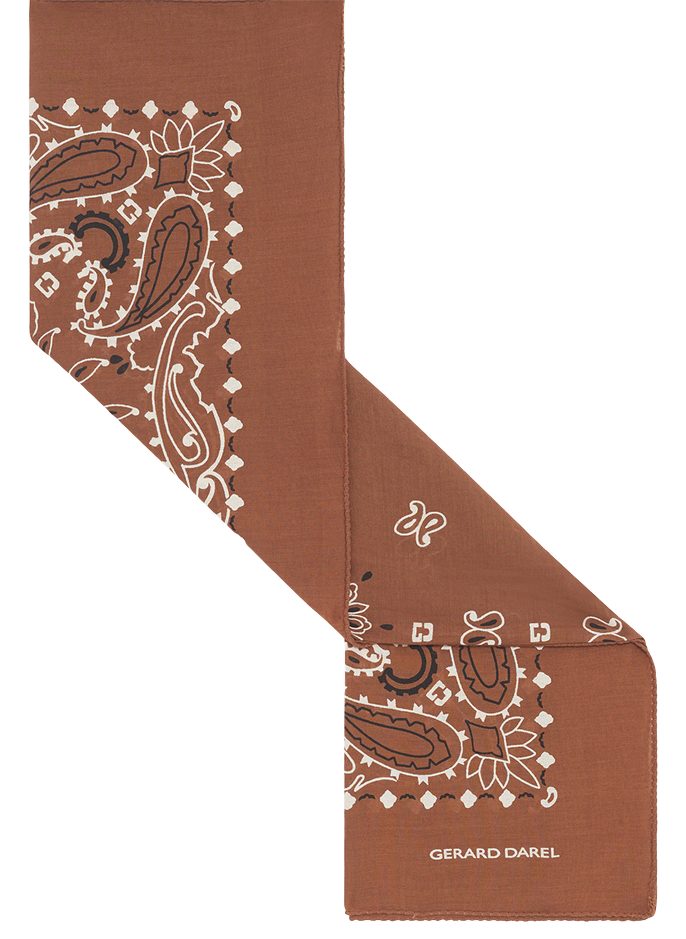 Bandana en coton - omaya GERARD DAREL Marron