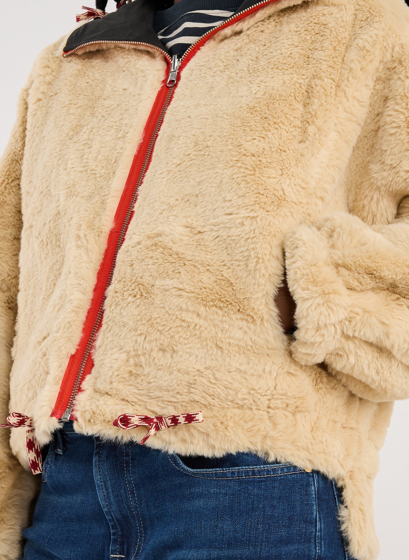 Jacket lined in blended cotton. BELLEROSE Black