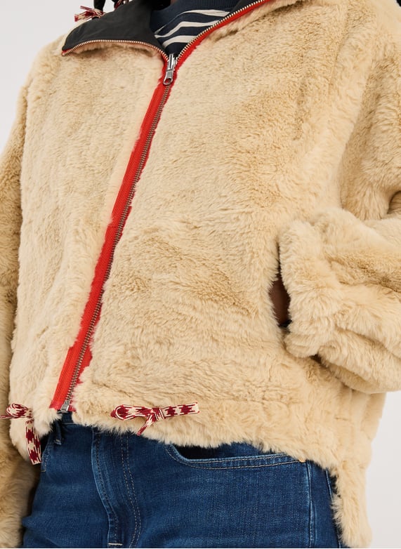 Veste doublée en coton mélangé | Noir by BELLEROSE Veste doublée en coton mélangé Noir