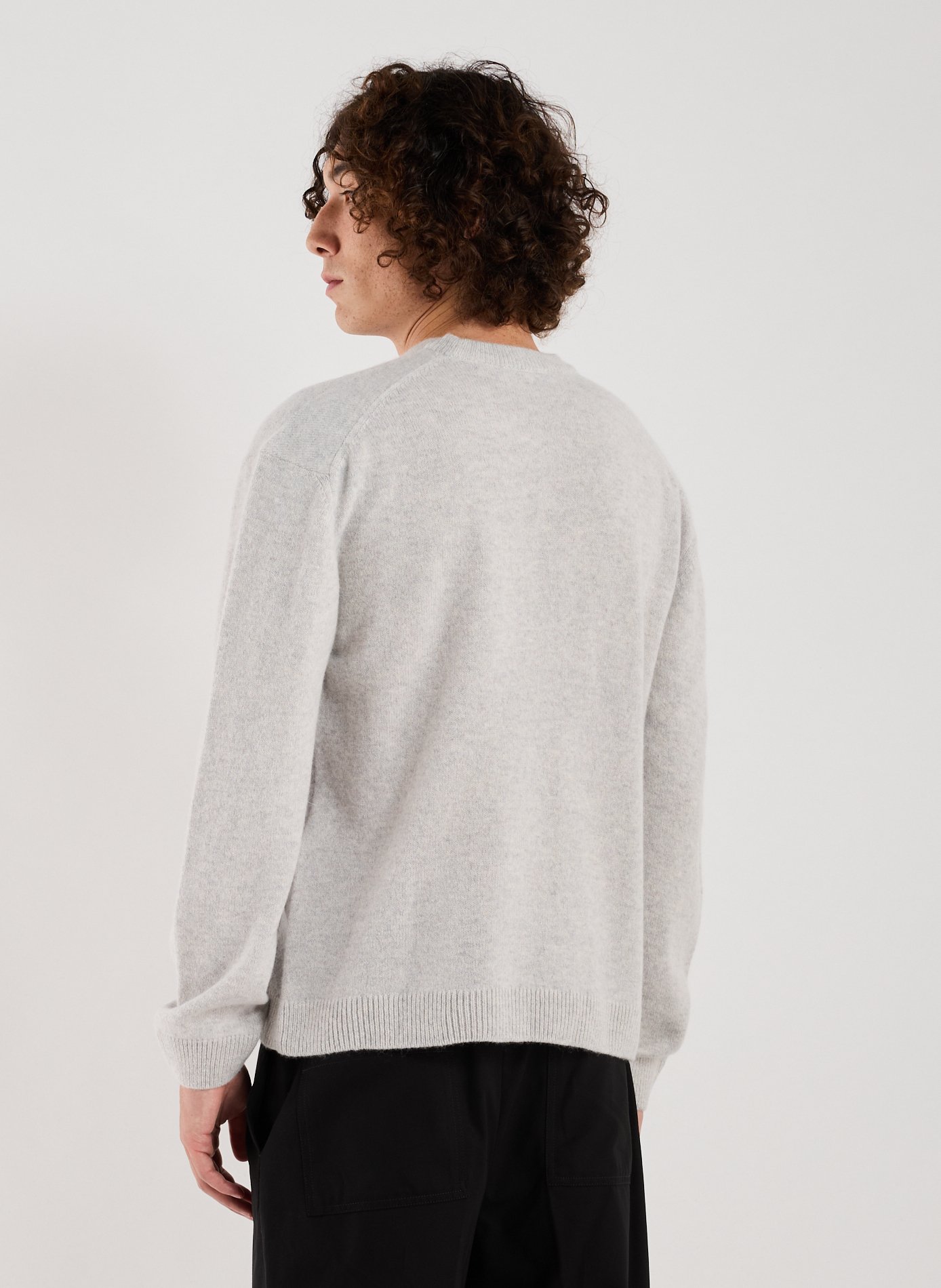 Round neck wool sweatshirt MAISON KITSUNÉ Grey