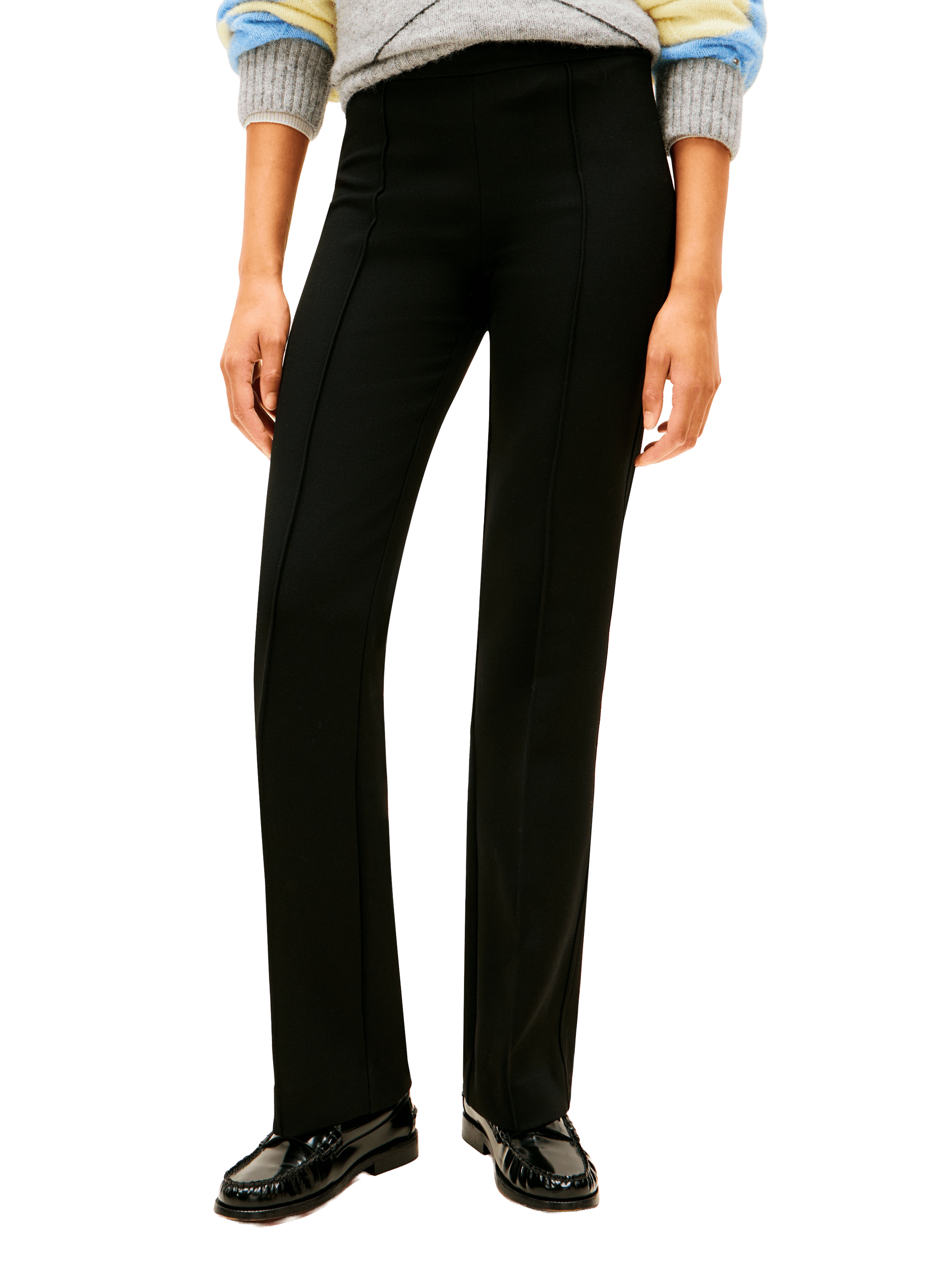 Pantalon coupe droite TOMMY HILFIGER Noir