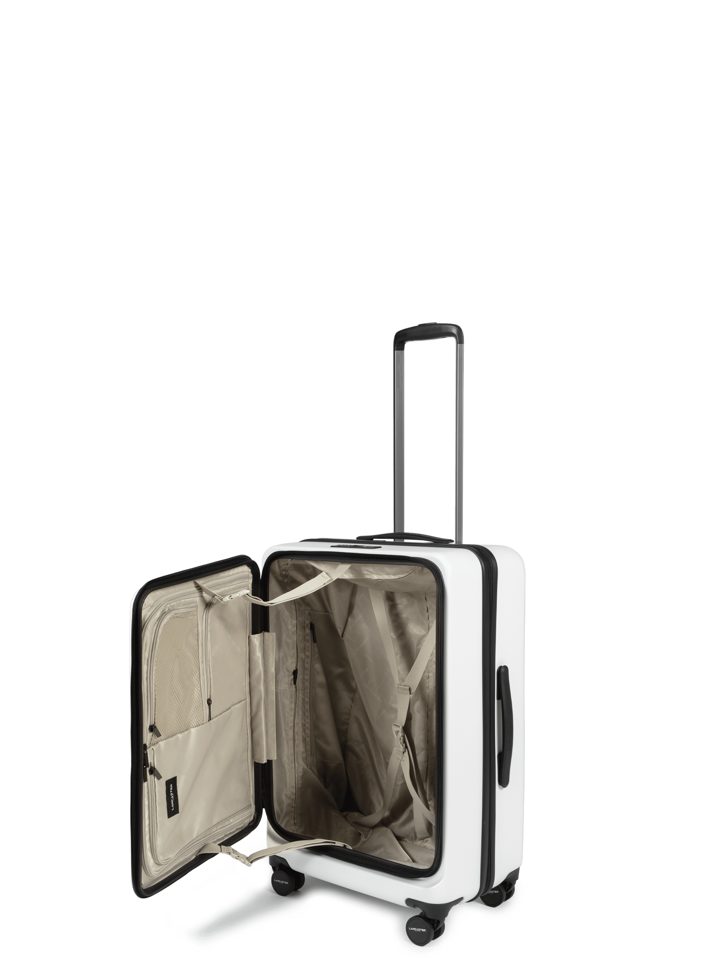 Koffer cdg ruimbagage m - bagage LANCASTER Wit