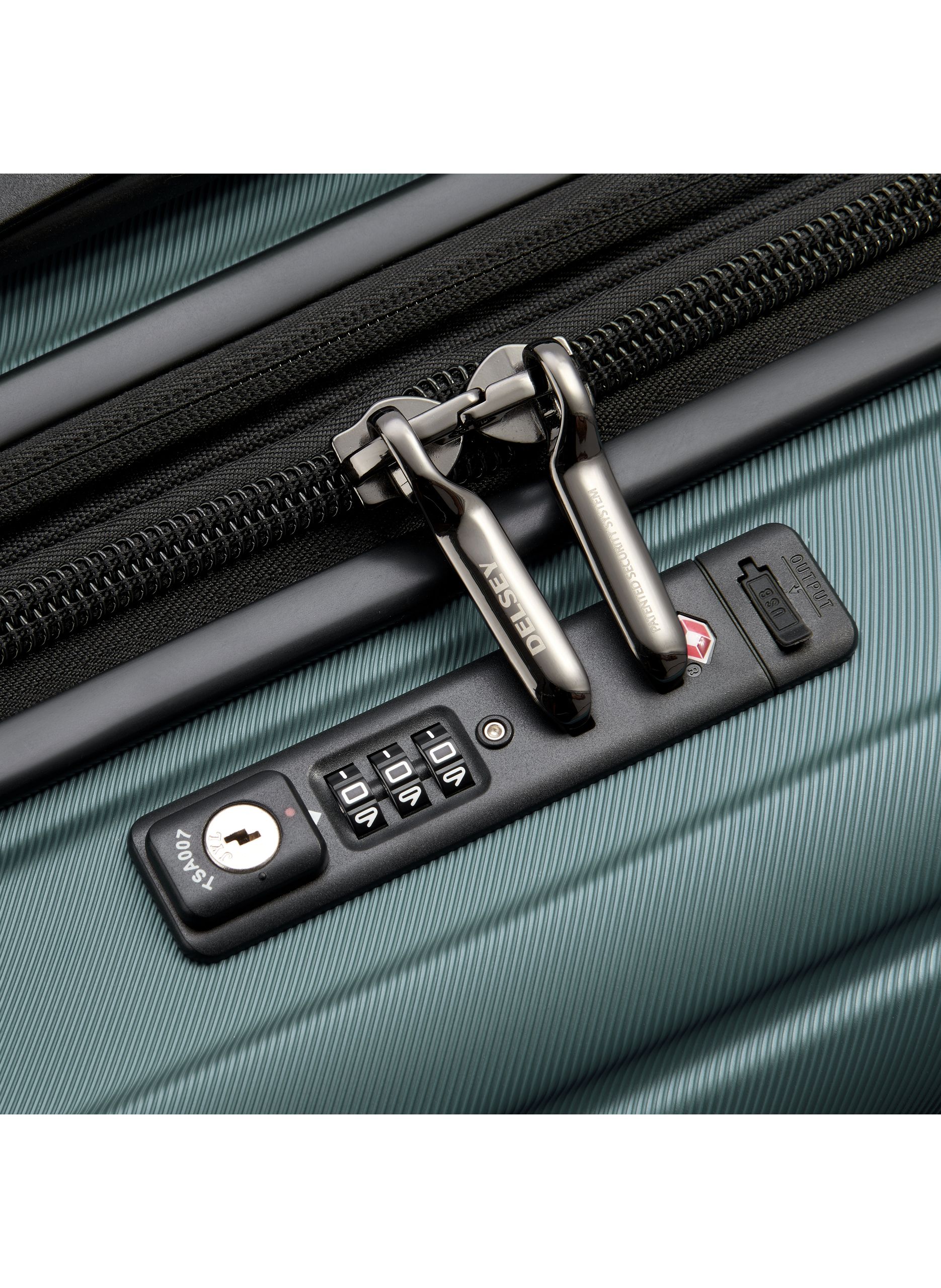 Valise soute rigide taille xl - shadow 5.0 DELSEY PARIS Vert