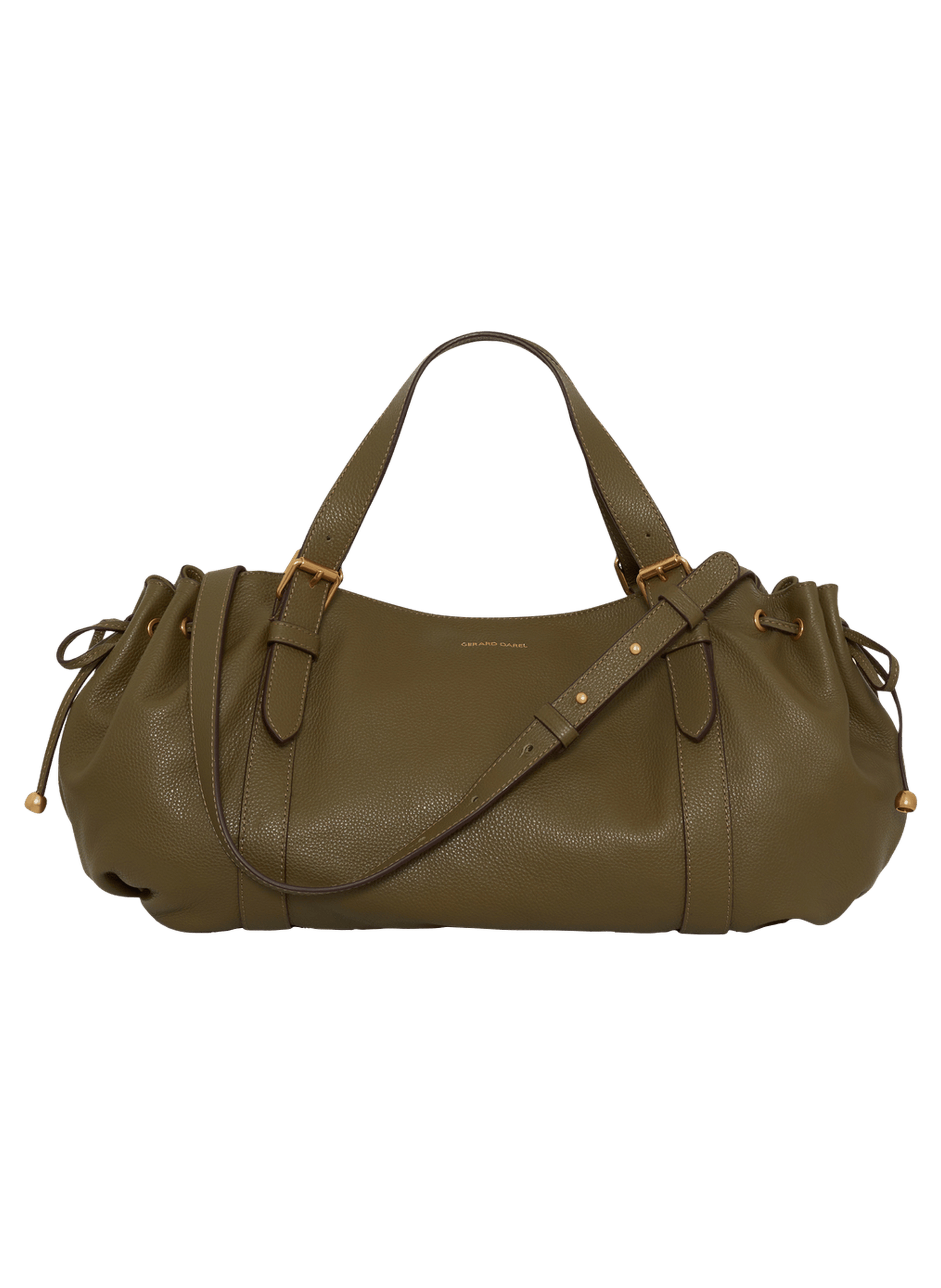 Sac à main en cuir grainé - le 24h GERARD DAREL Kaki