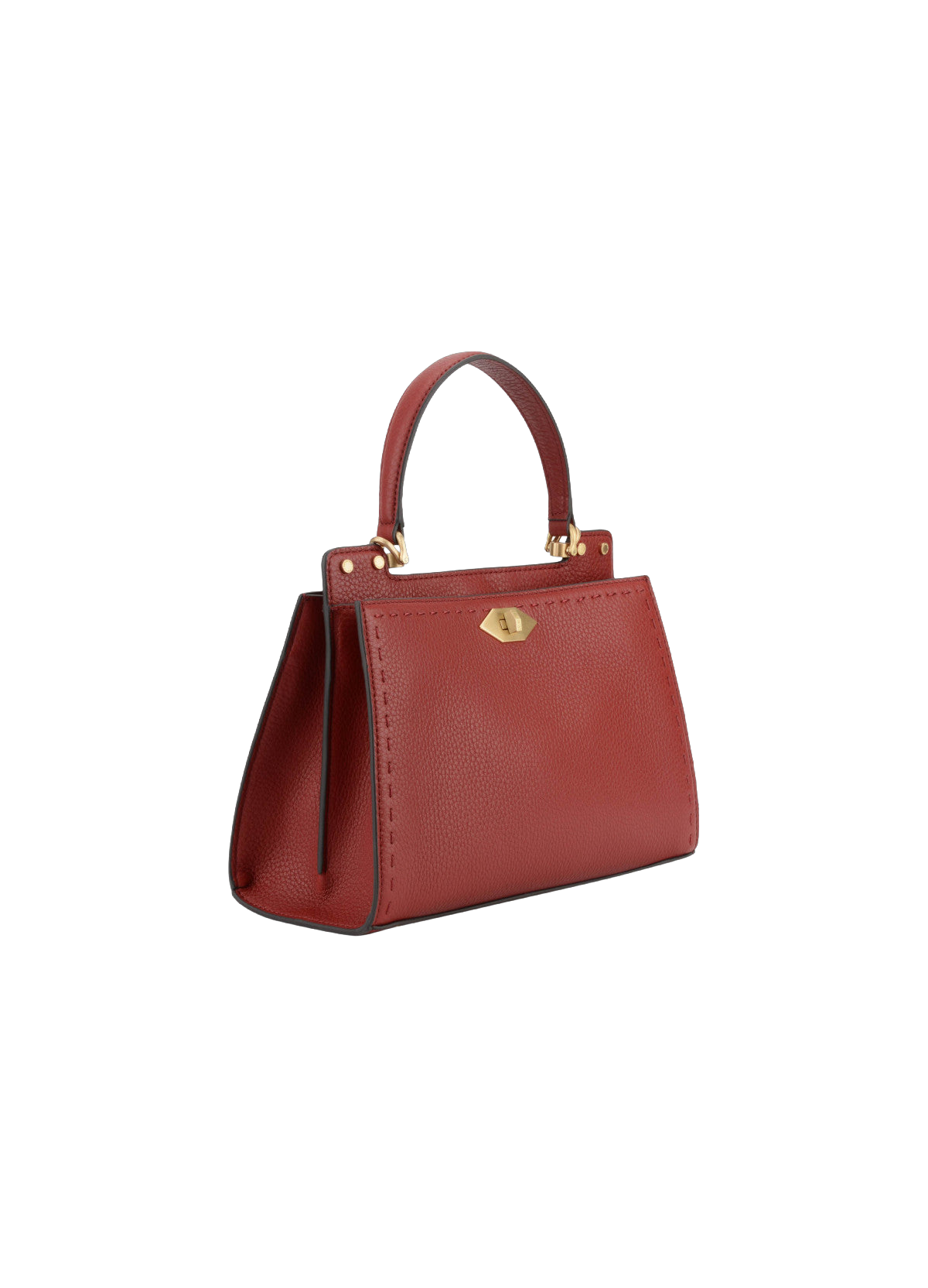 Trianon | sac porté main mm POURCHET Rouge