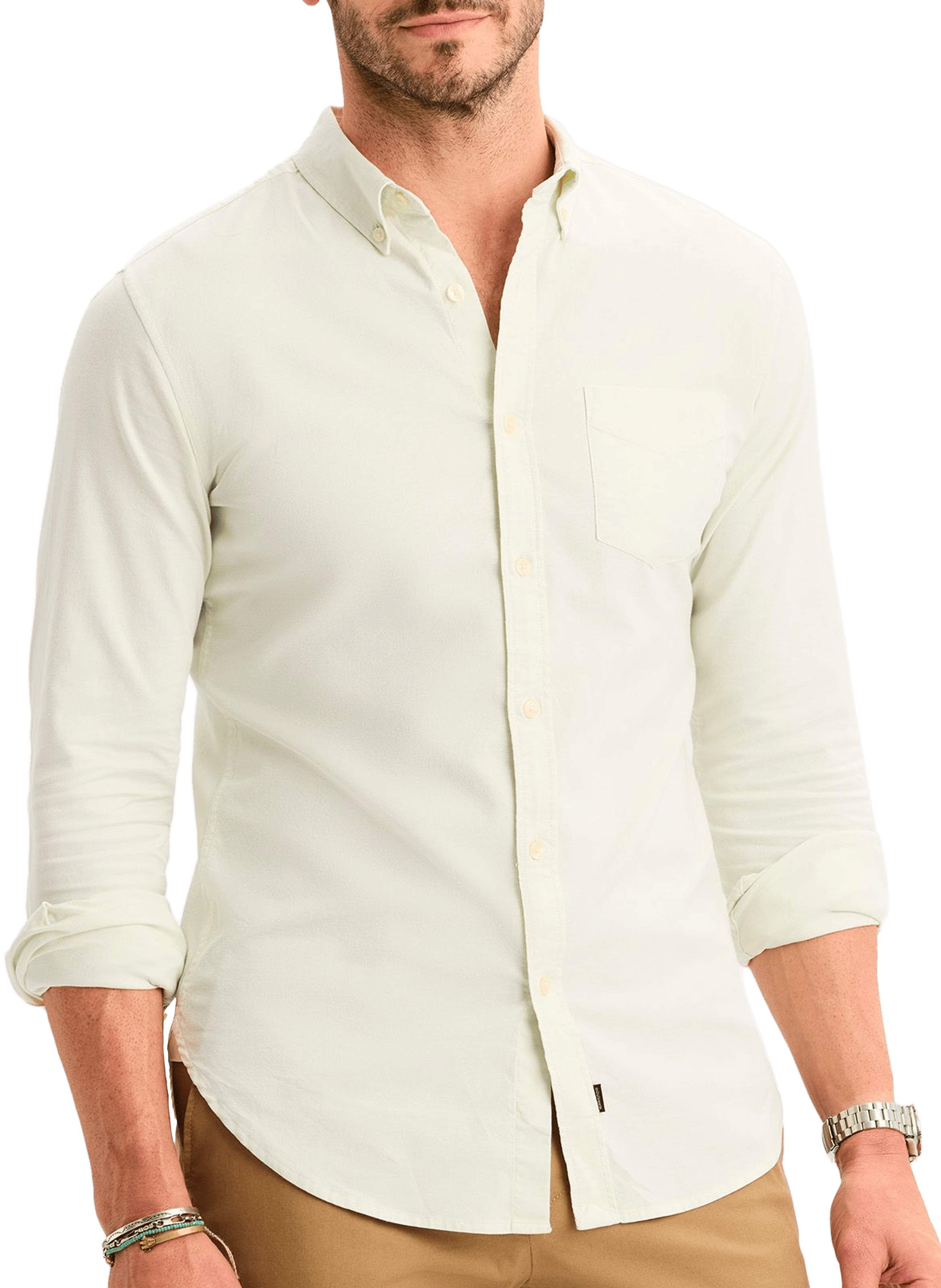 Stretch cotton-blend shirt DOCKERS Green