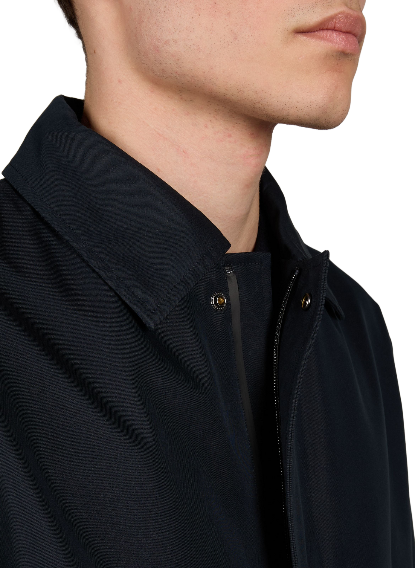 Imperméable col classique en coton mélangé STRELLSON Bleu