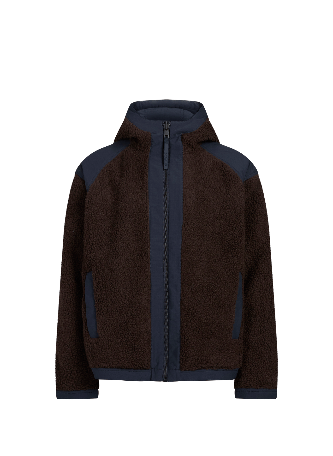 Veste réversible à capuche en laine mélangée CANADA GOOSE Marron