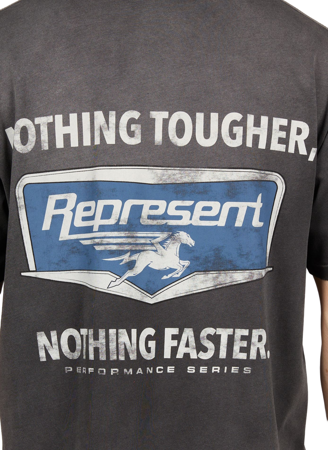 T-shirt imprimé en coton REPRESENT Gris