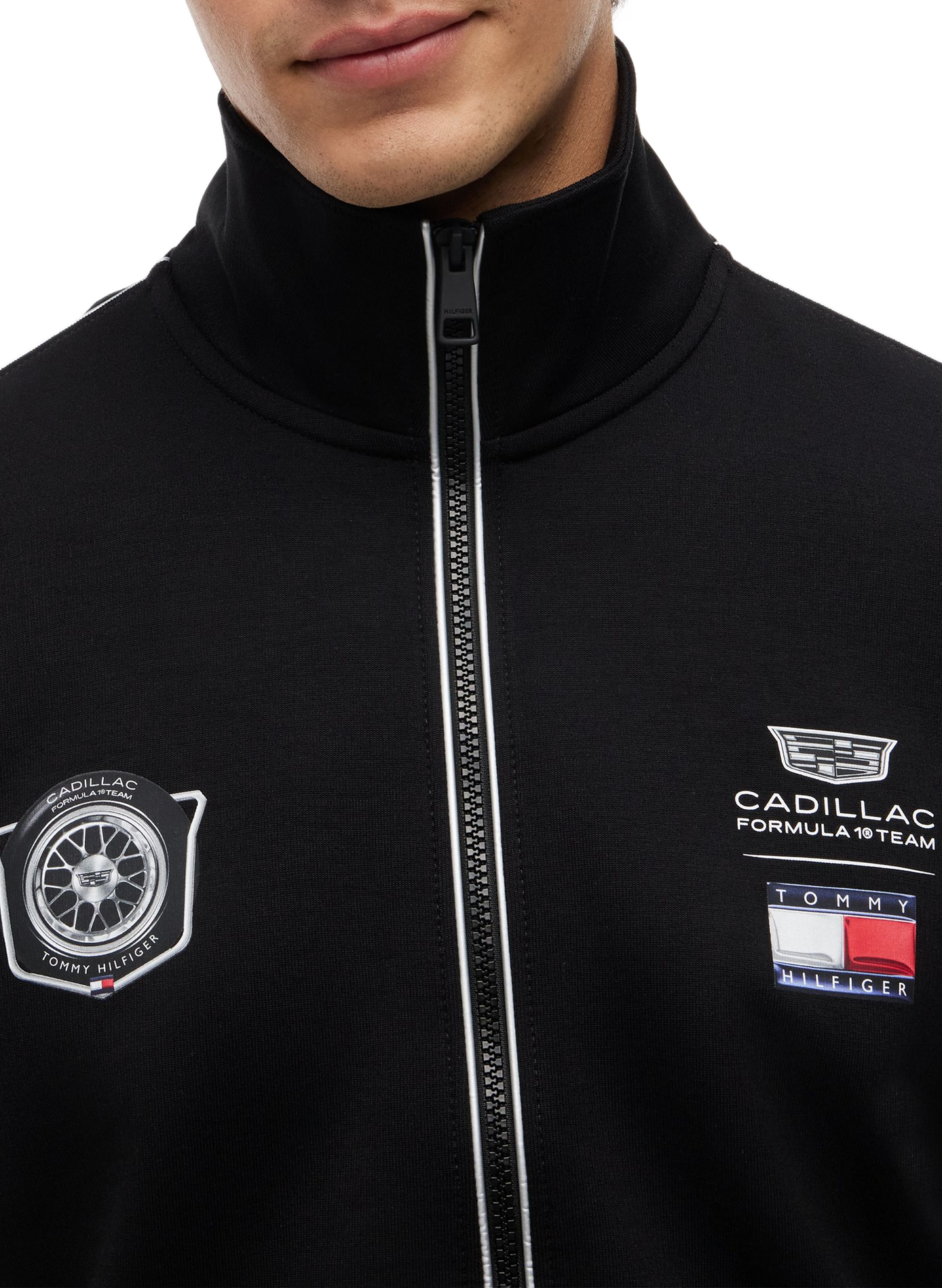Veste Cadillac F1 Team à logo en coton mélangé TOMMY HILFIGER Black