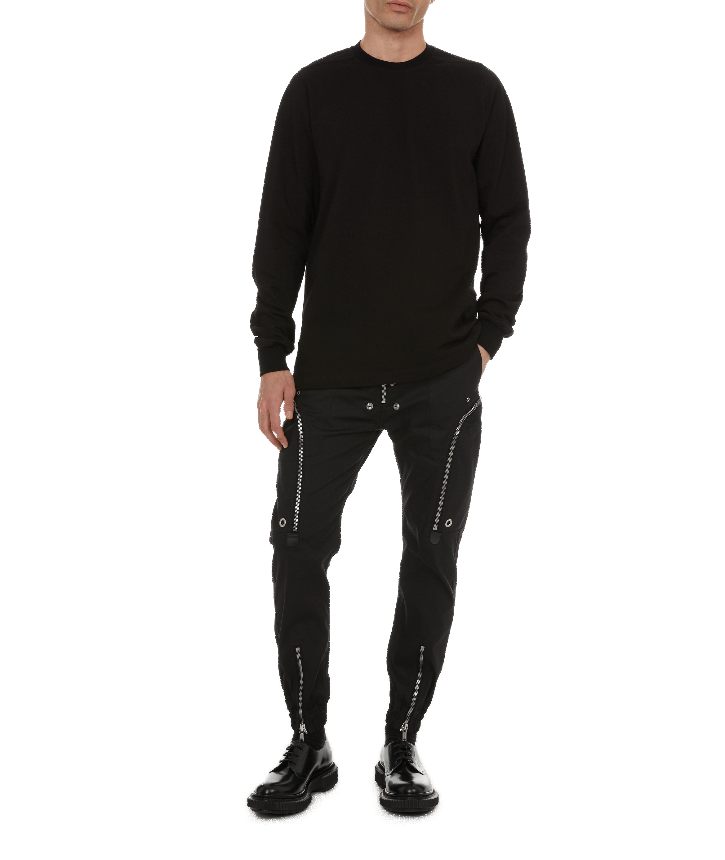 Cotton sweatshirt RICK OWENS Black