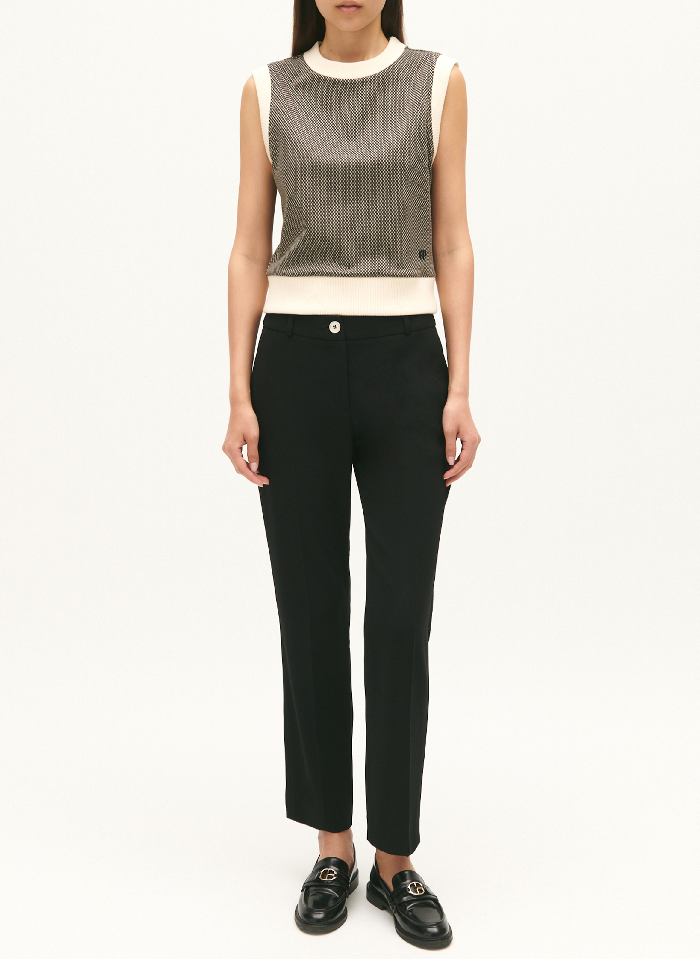 Pantalon droit CLAUDIE PIERLOT Noir