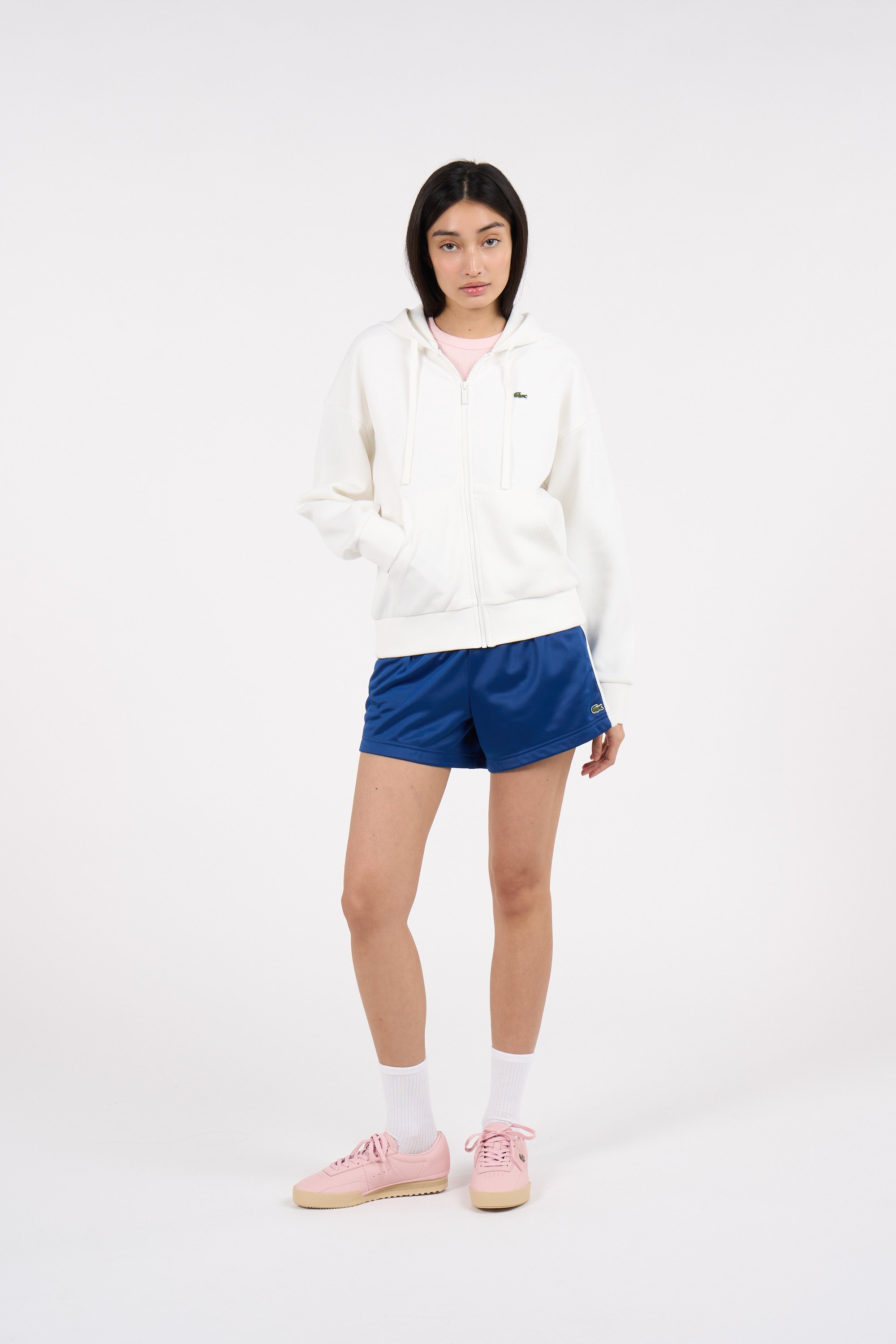 Hoodie zippé LACOSTE Beige