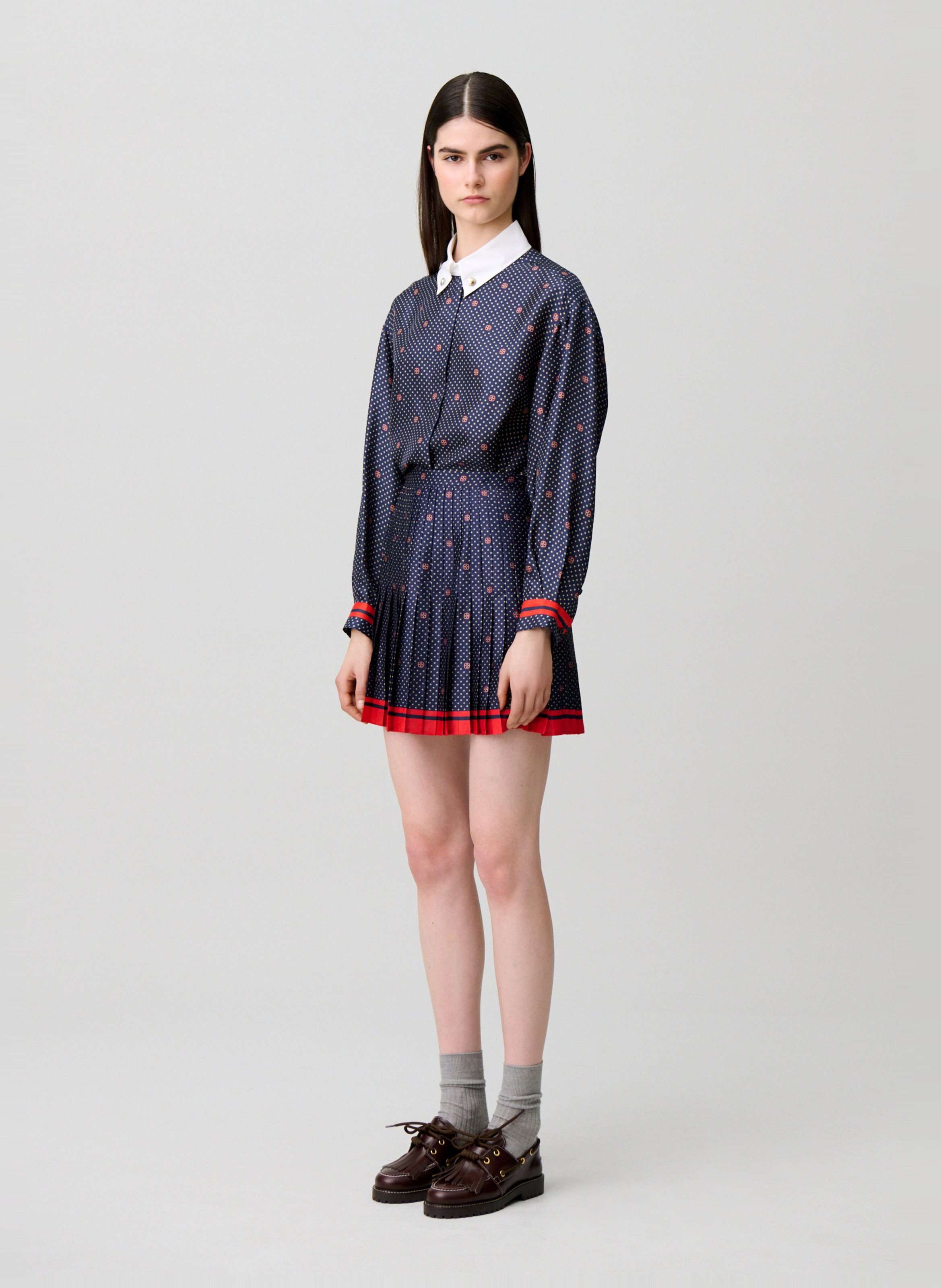 Jupe évasée courte CLAUDIE PIERLOT Multicolore