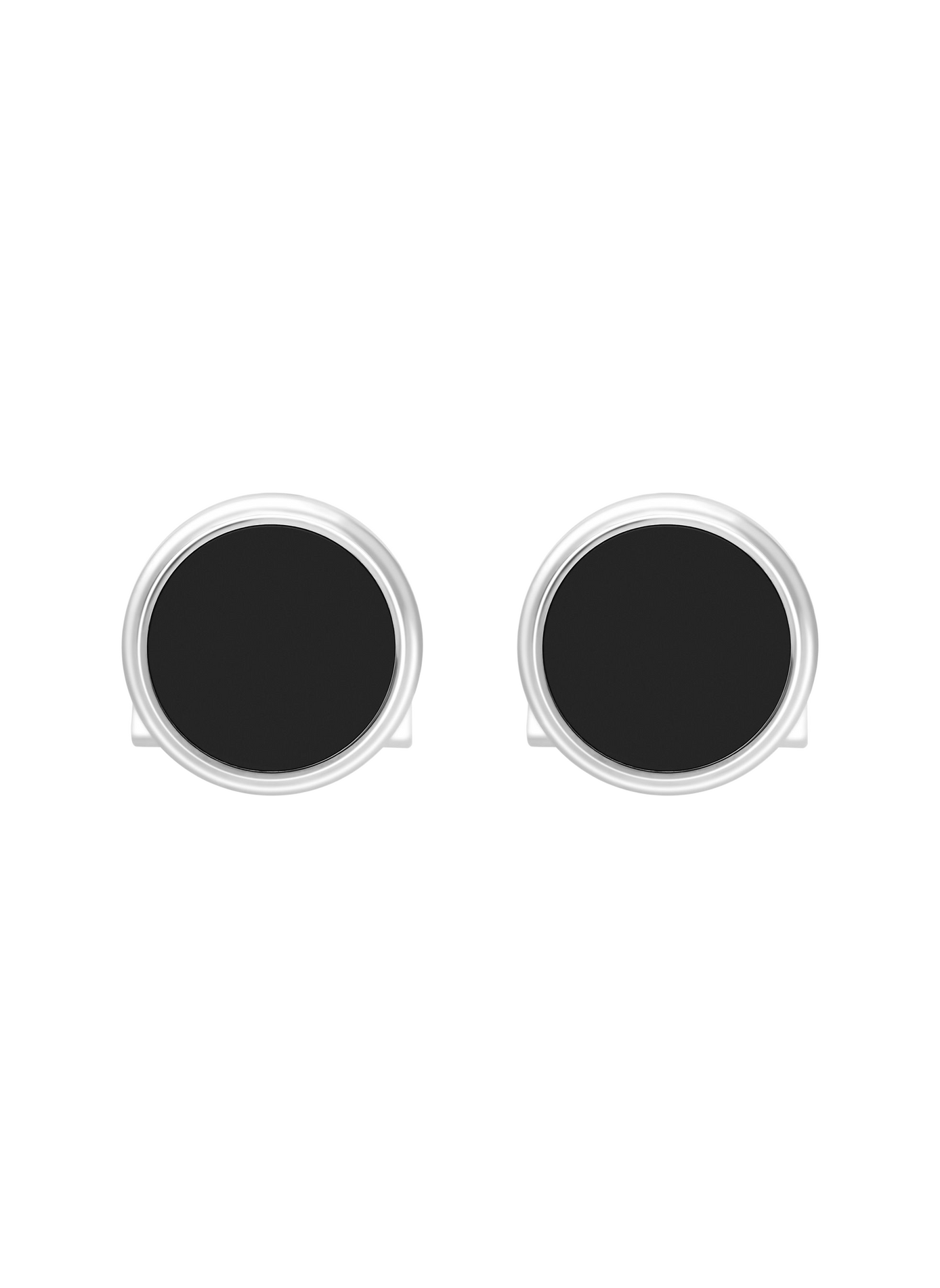 Lacquer cufflinks S.T. DUPONT Silver