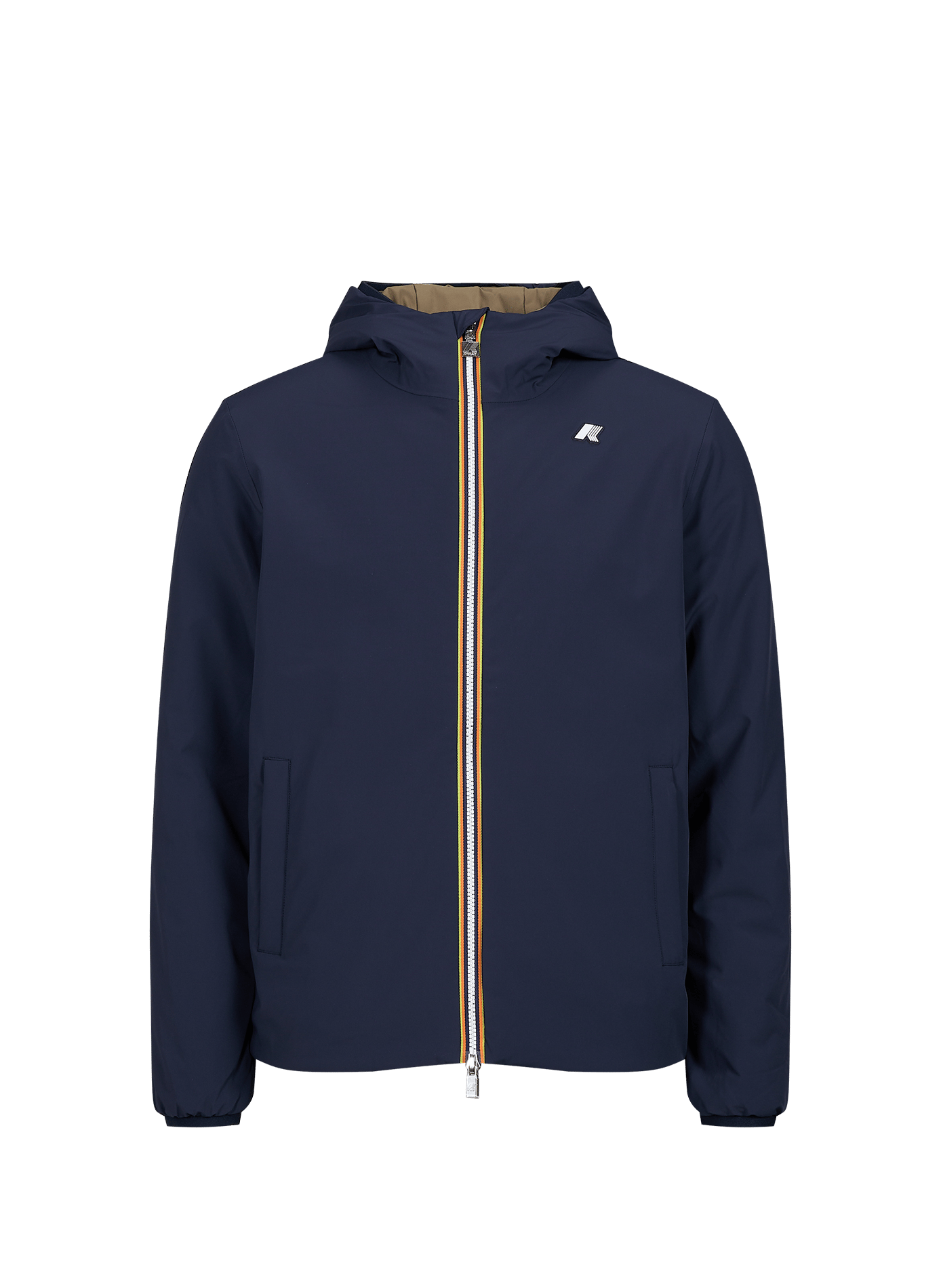 Parka with high collar K-WAY Blue