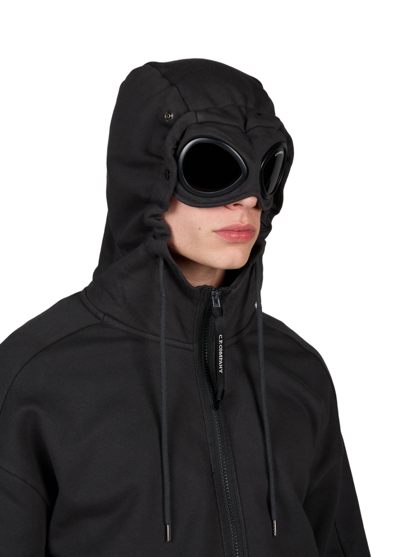 Kapuzenpullover aus Baumwolle mit integrierter Brille CP COMPANY Grau