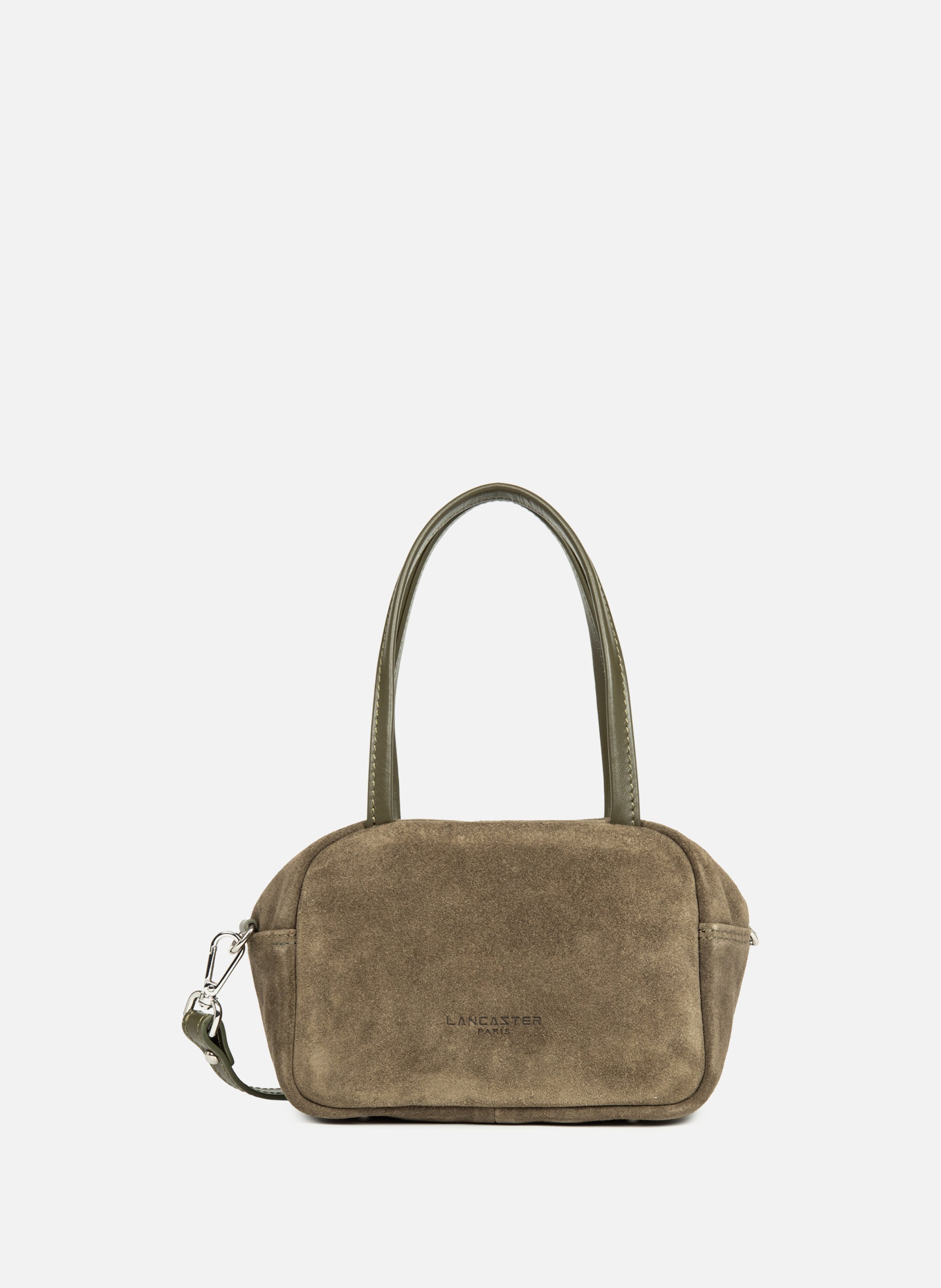 Petit sac à main - suède it LANCASTER Kaki
