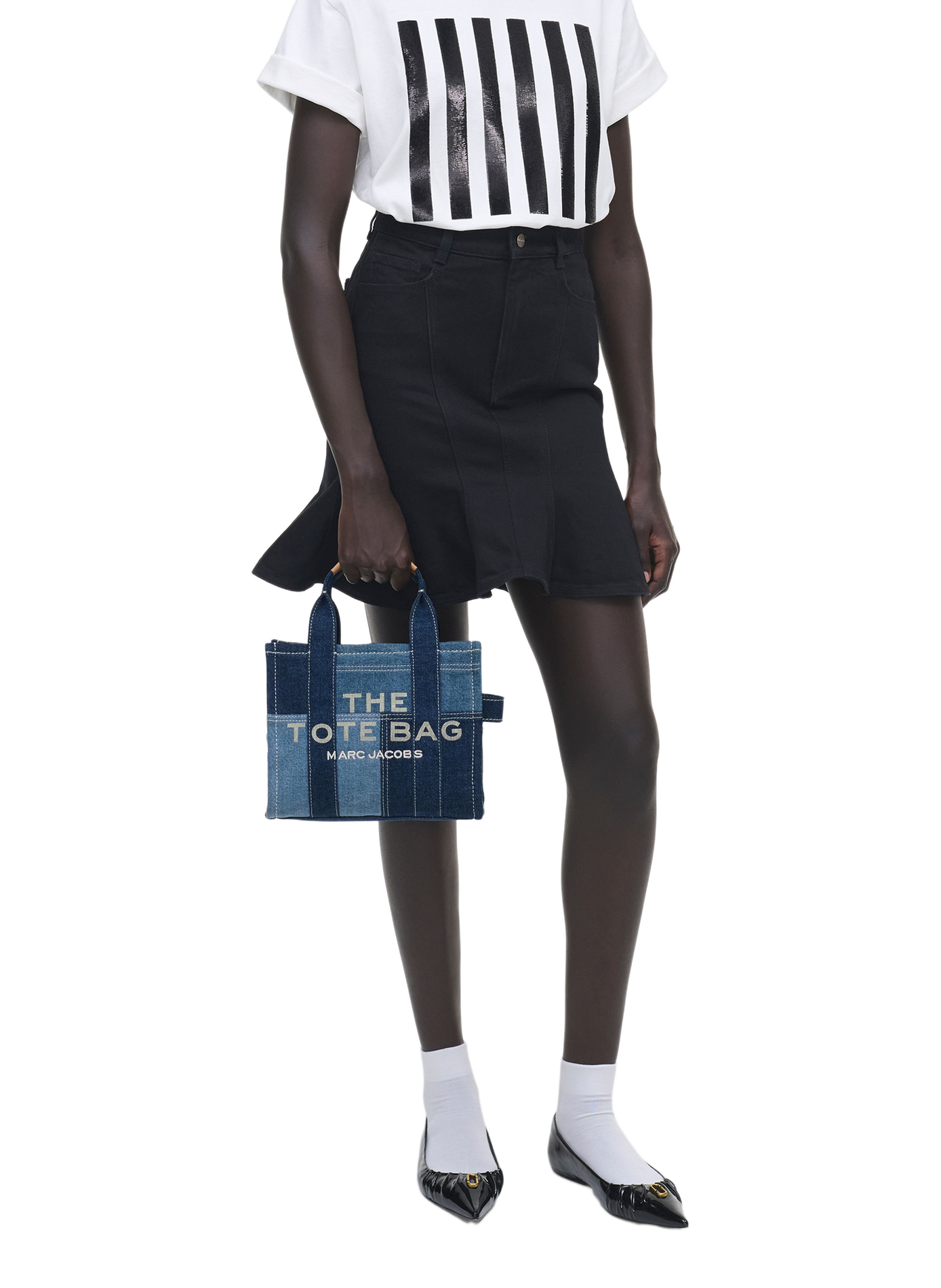Bolso de mano mini de mezclilla MARC JACOBS Azul