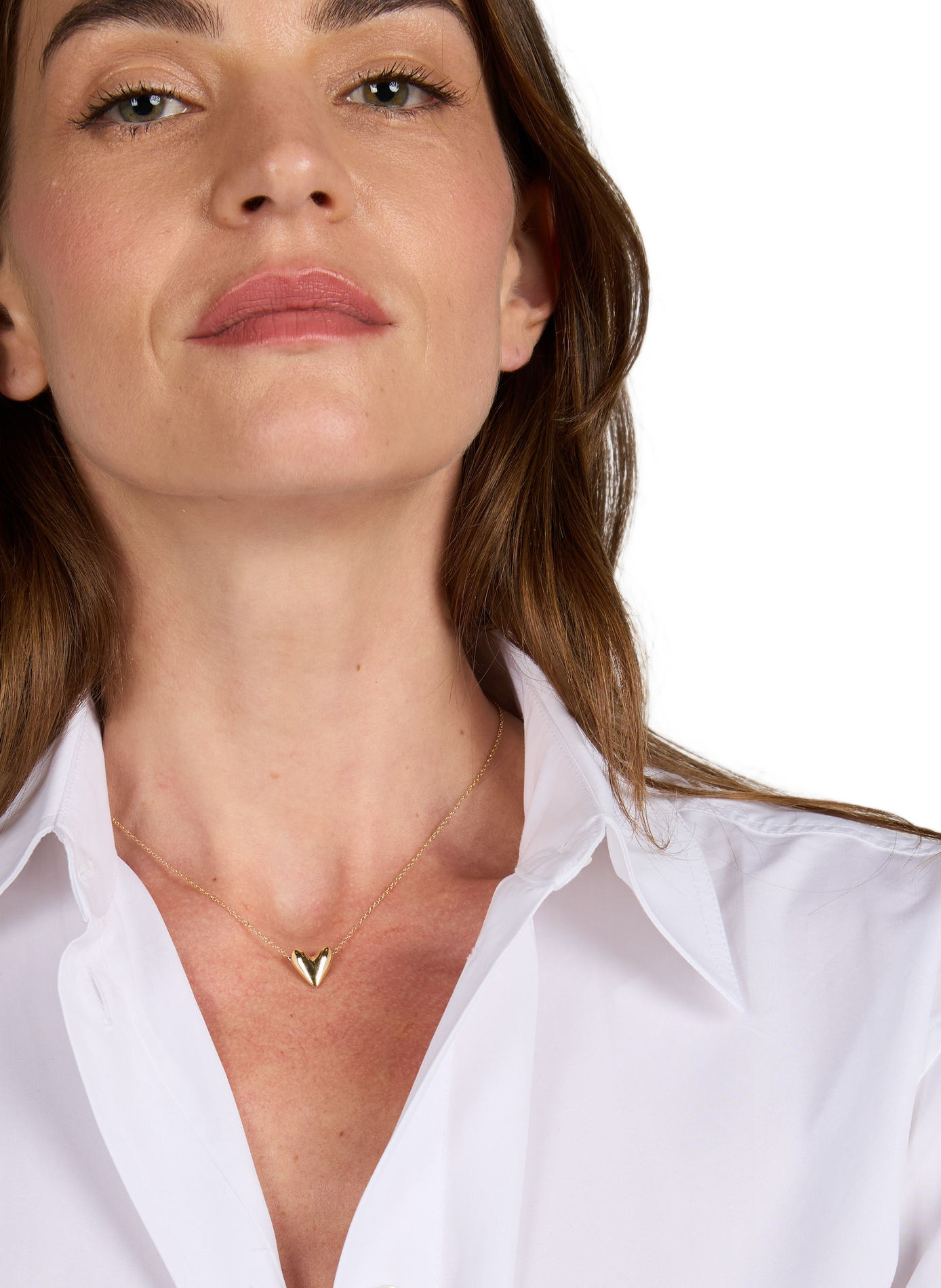 Heart pendant necklace OTIUMBERG Golden