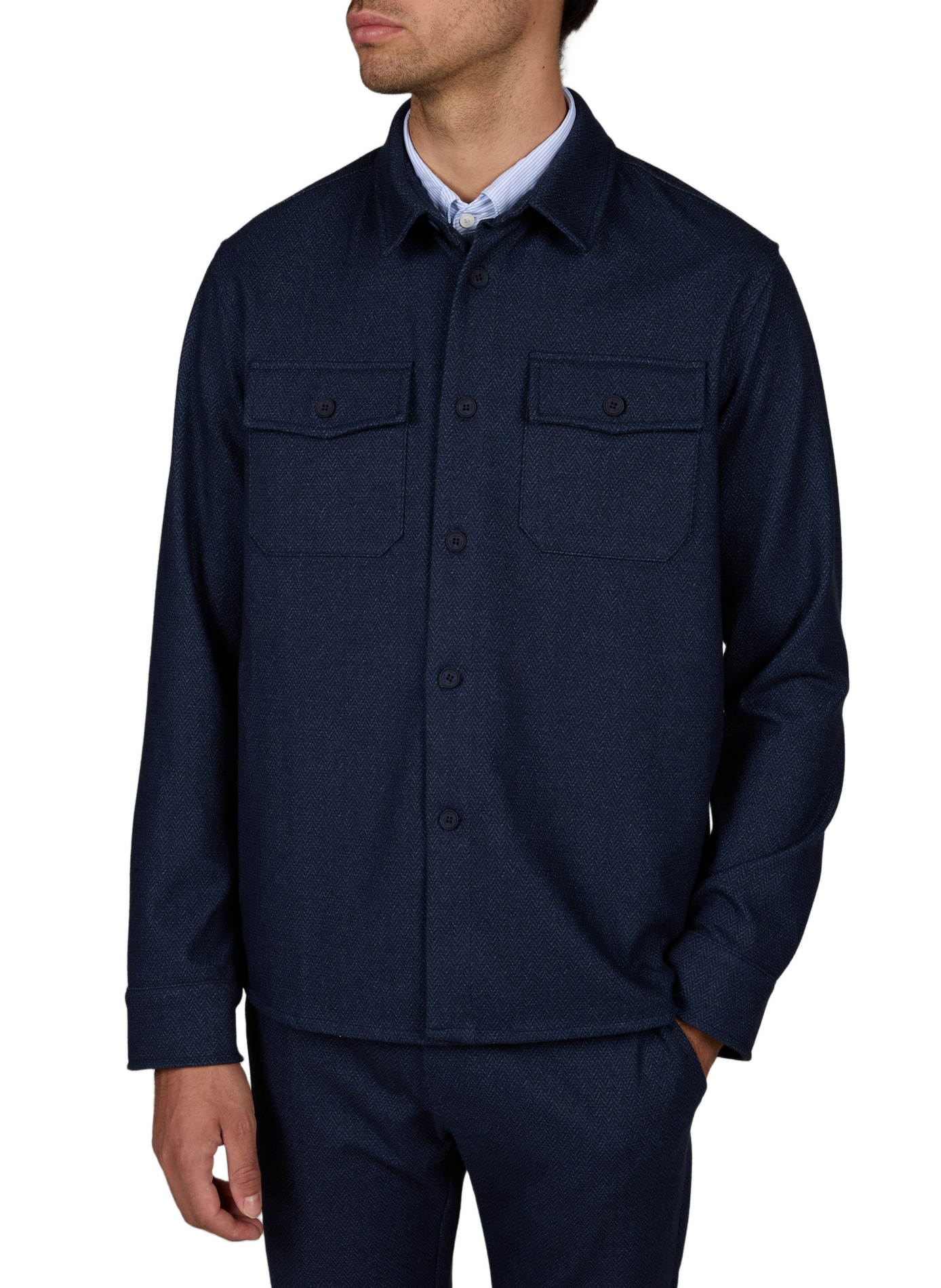 Straight Overshirt Gauthier Castro 1789 CALA Blue