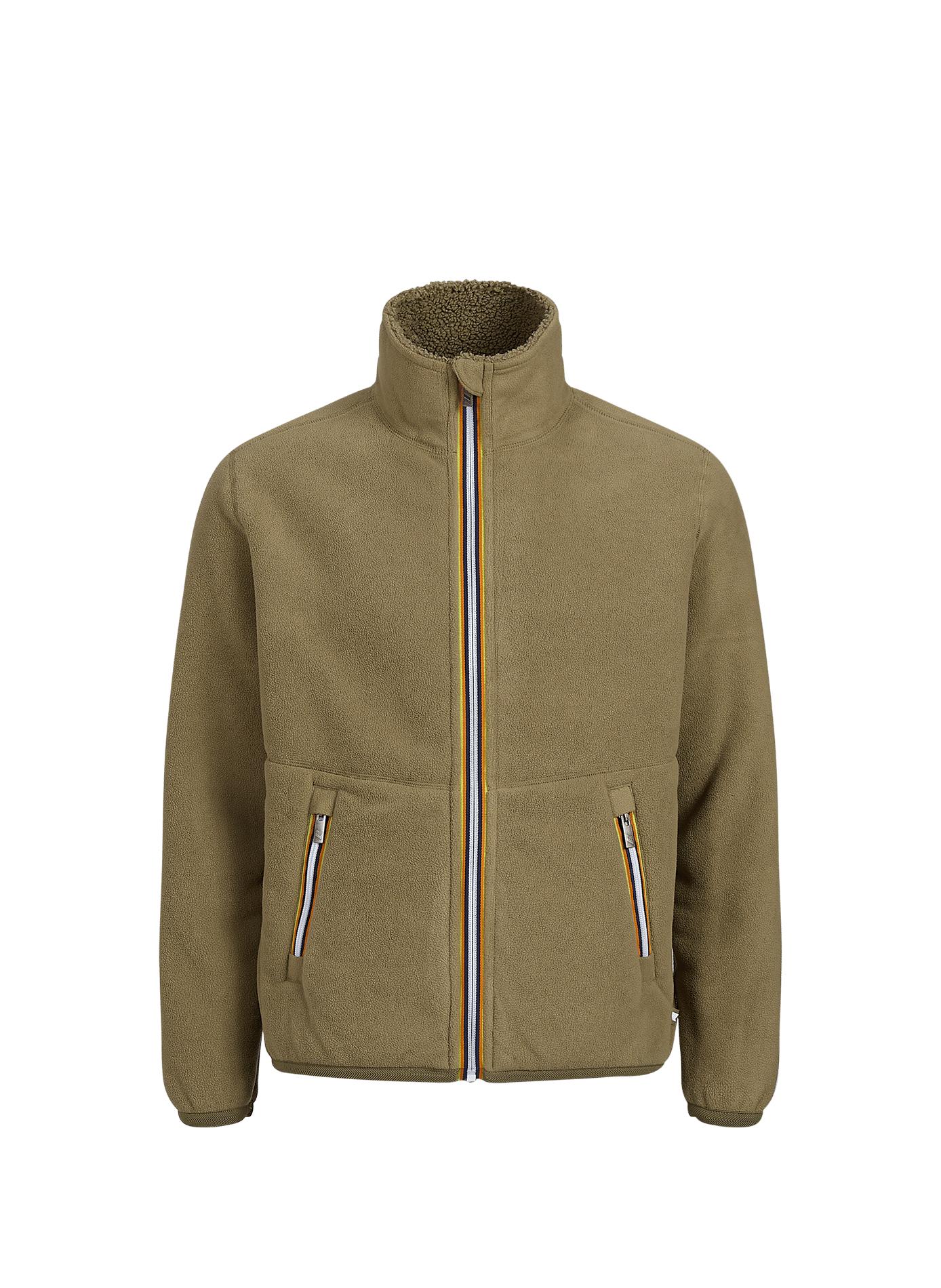 Veste réversible Pascal Sherpa Polar Double K-WAY Kaki