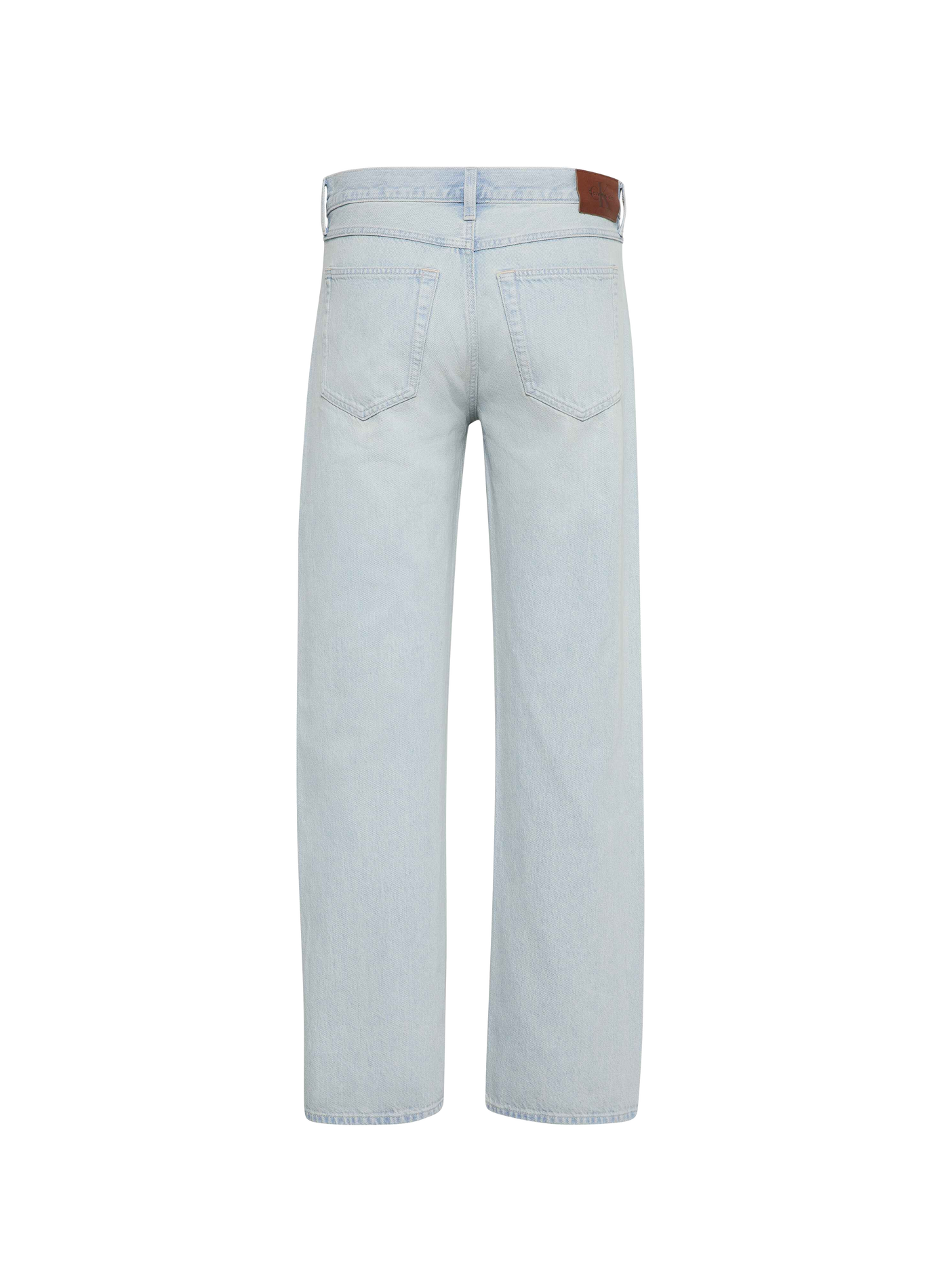 Gerade geschnittene blaue Jeans aus Baumwolle CALVIN KLEIN Blau