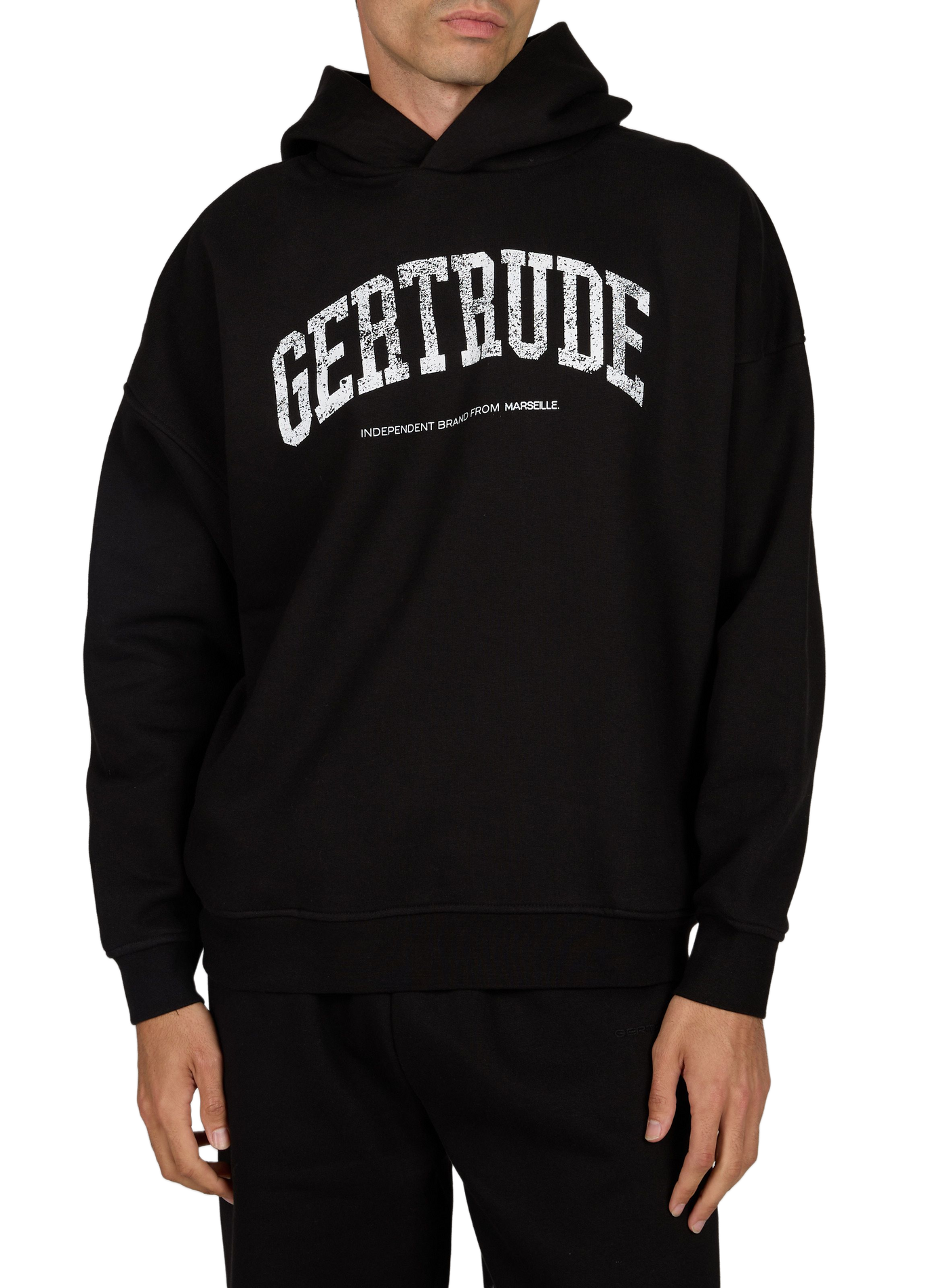 Antoineflou printed sweatshirt in cotton blend GERTRUDE Black