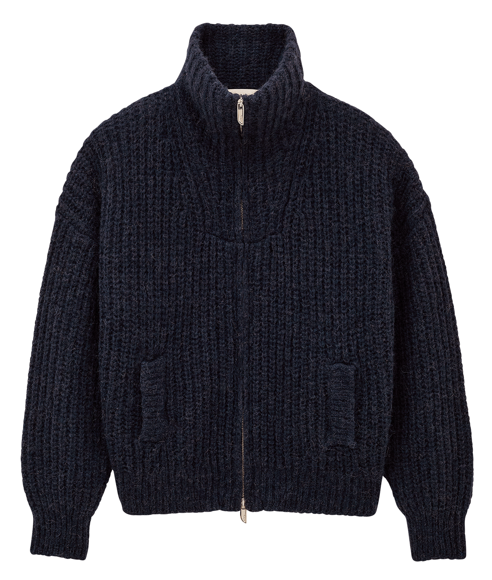 Cardigan ample en laine mélangée belwane BA&SH Bleu