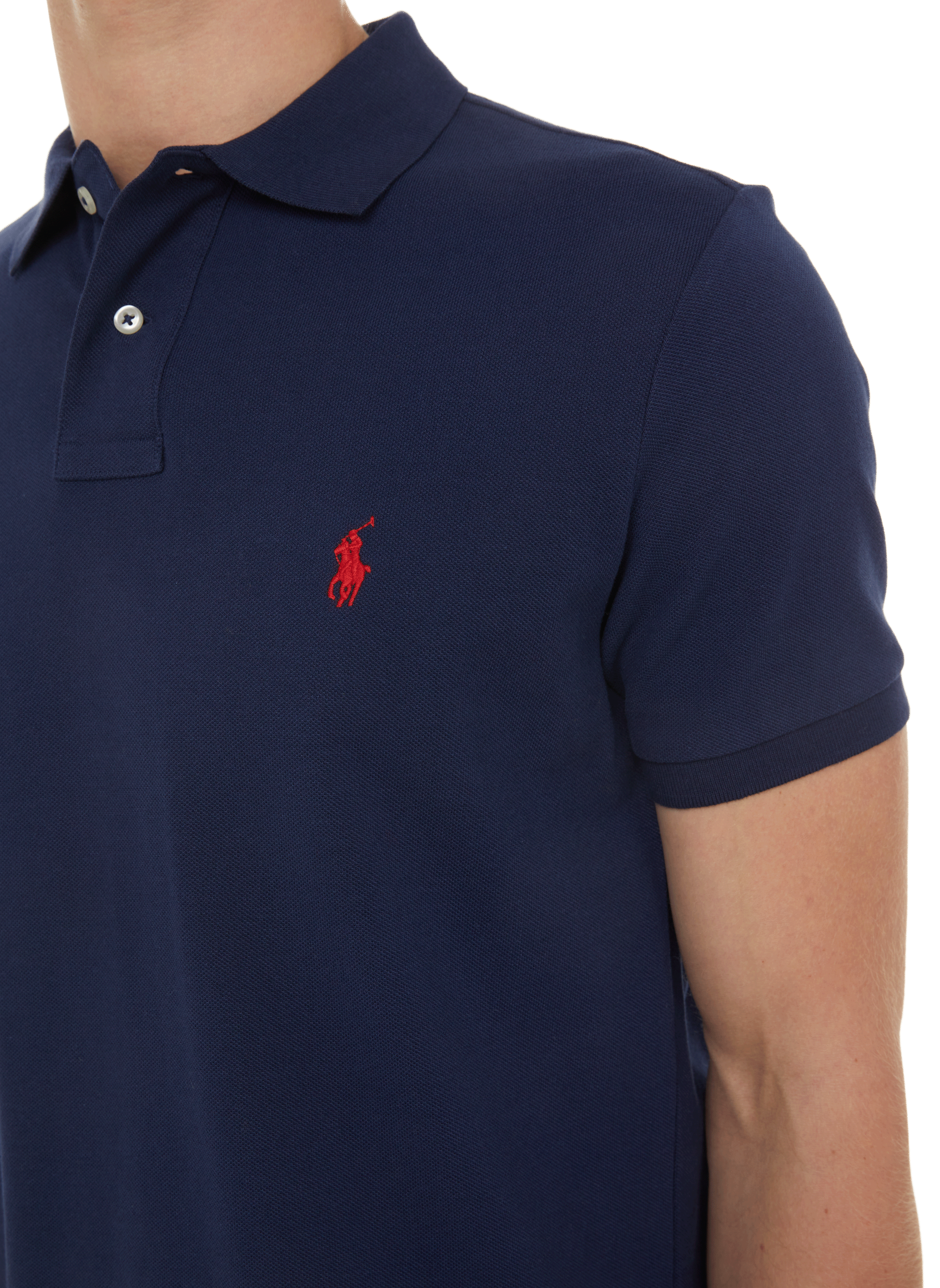 Cotton piqué polo shirt POLO RALPH LAUREN Blue
