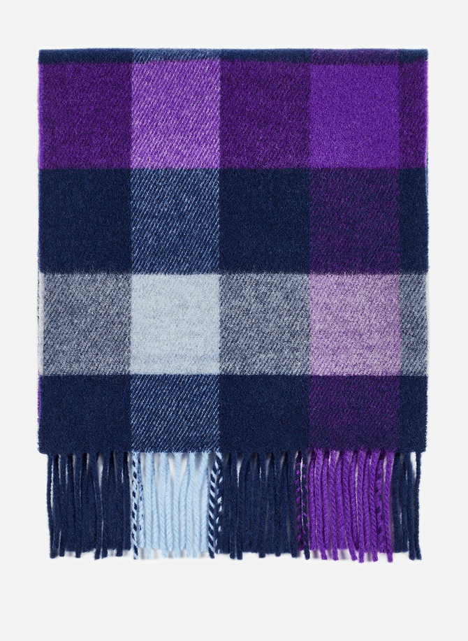 Check wool-blend scarf SAISON 1865